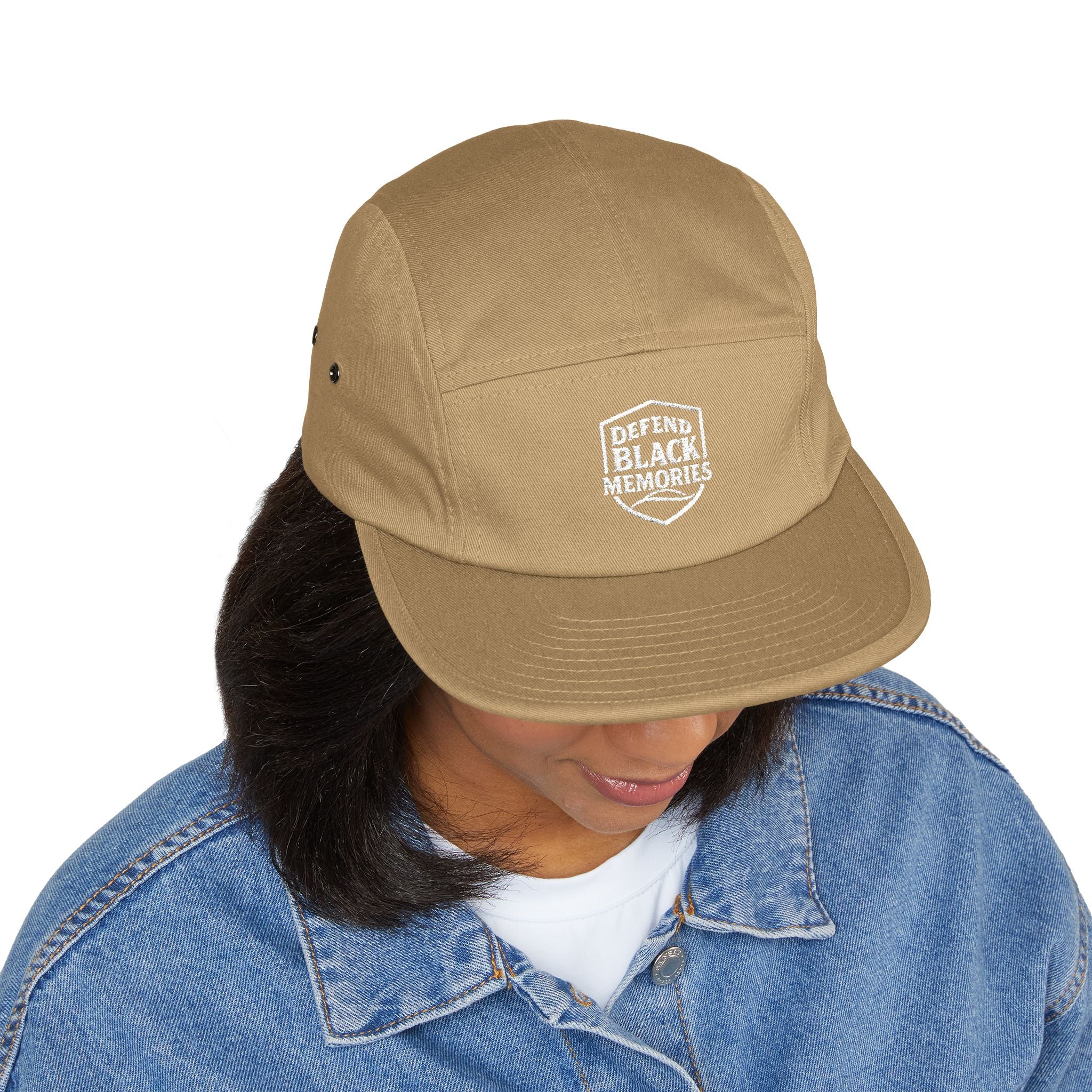 Embroidered Logo 5-Panel Cap