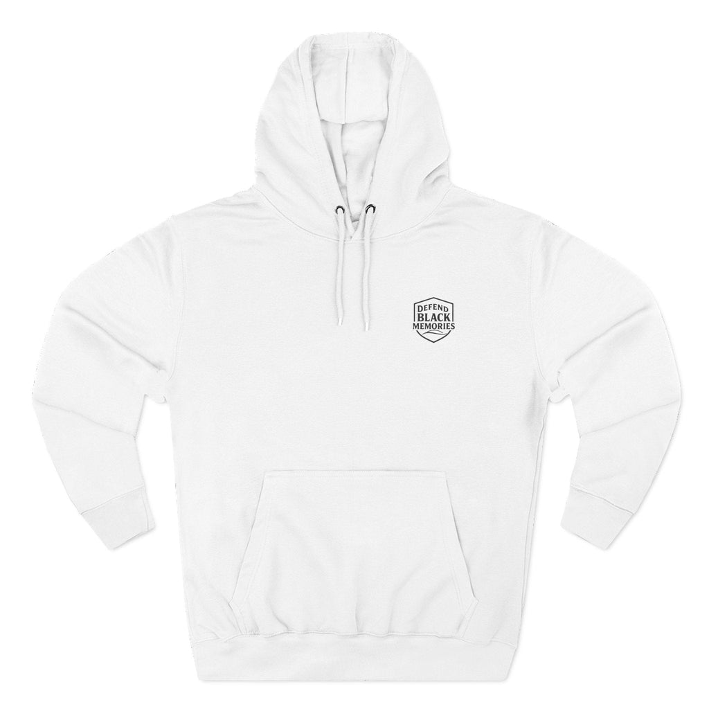 Defend Black Memories: Jan E. Matzeliger Three-Panel Historic Black Portrait Hoodie