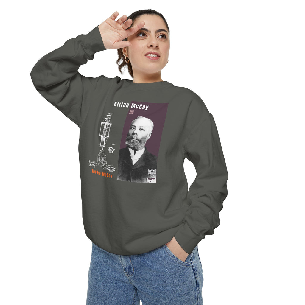 "The Real McCoy" Elijah McCoy Garment Dyed Tribute Sweatshirt (City Champs)