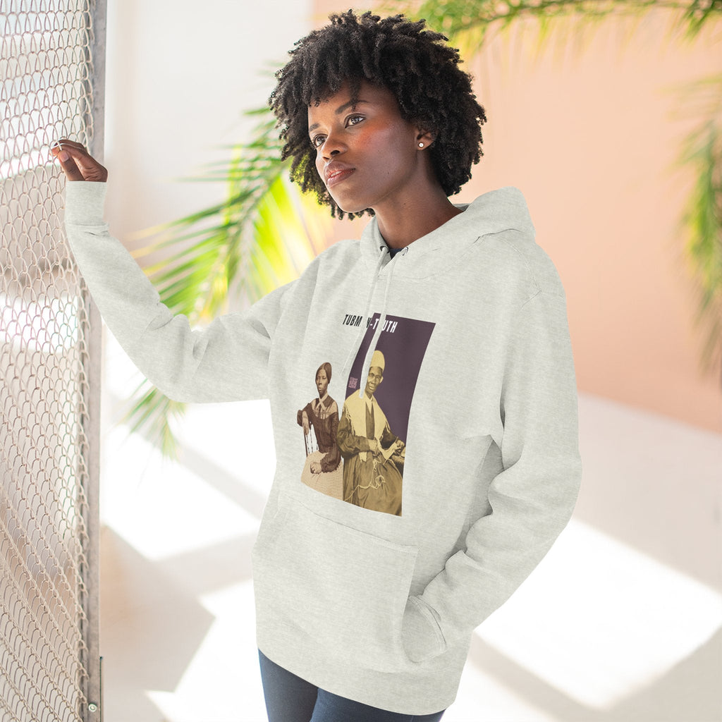 Tubman-Truth Three-panel, Historical Portrait Hoodie