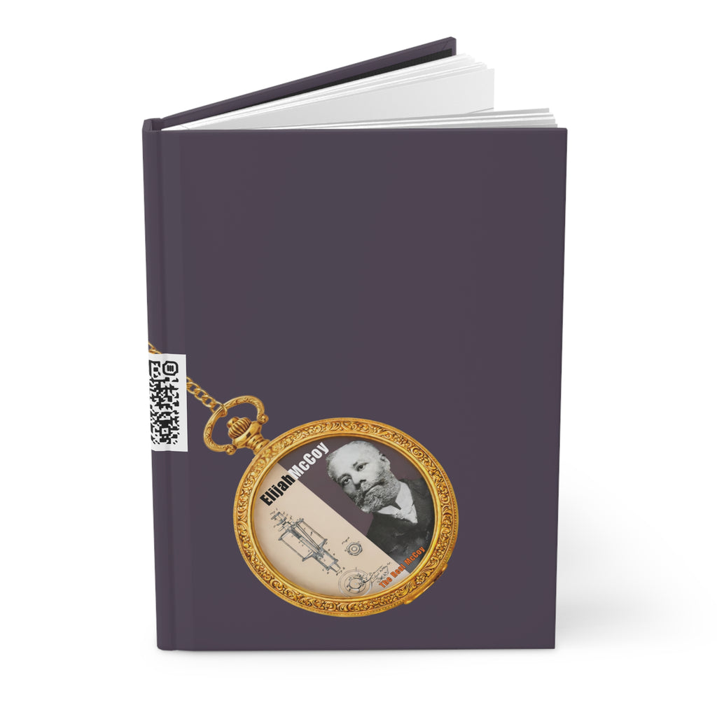 Elijah McCoy,  Hardcover Journal Matte (Grape)