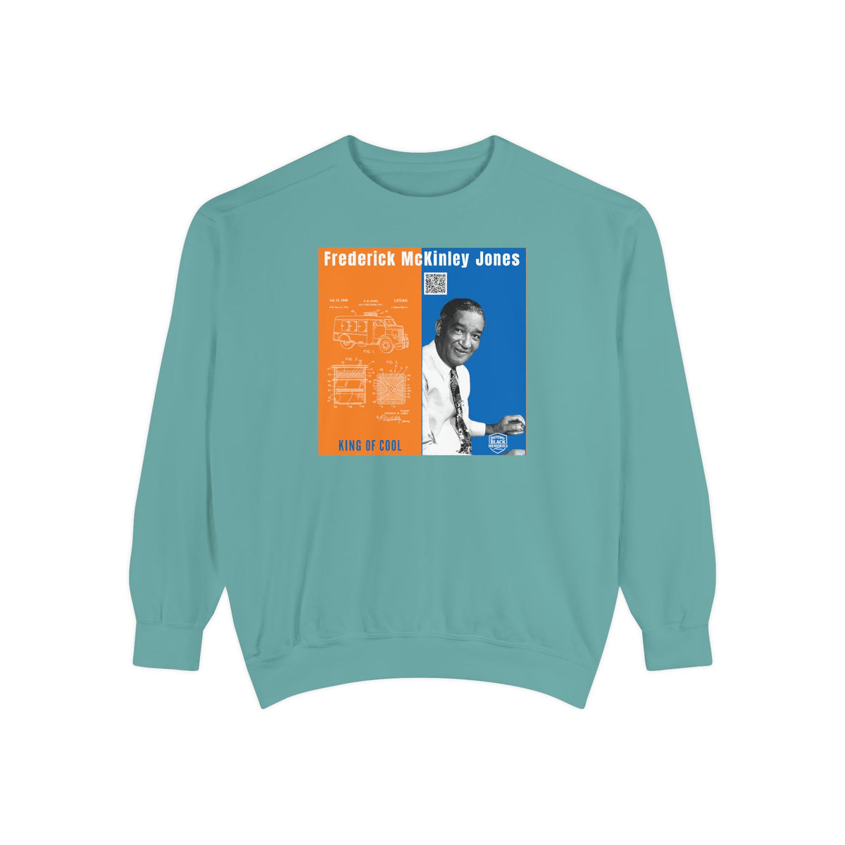 Frederick McKinley Jones, Unisex, Garment-Dyed Sweatshirt (City Champs)