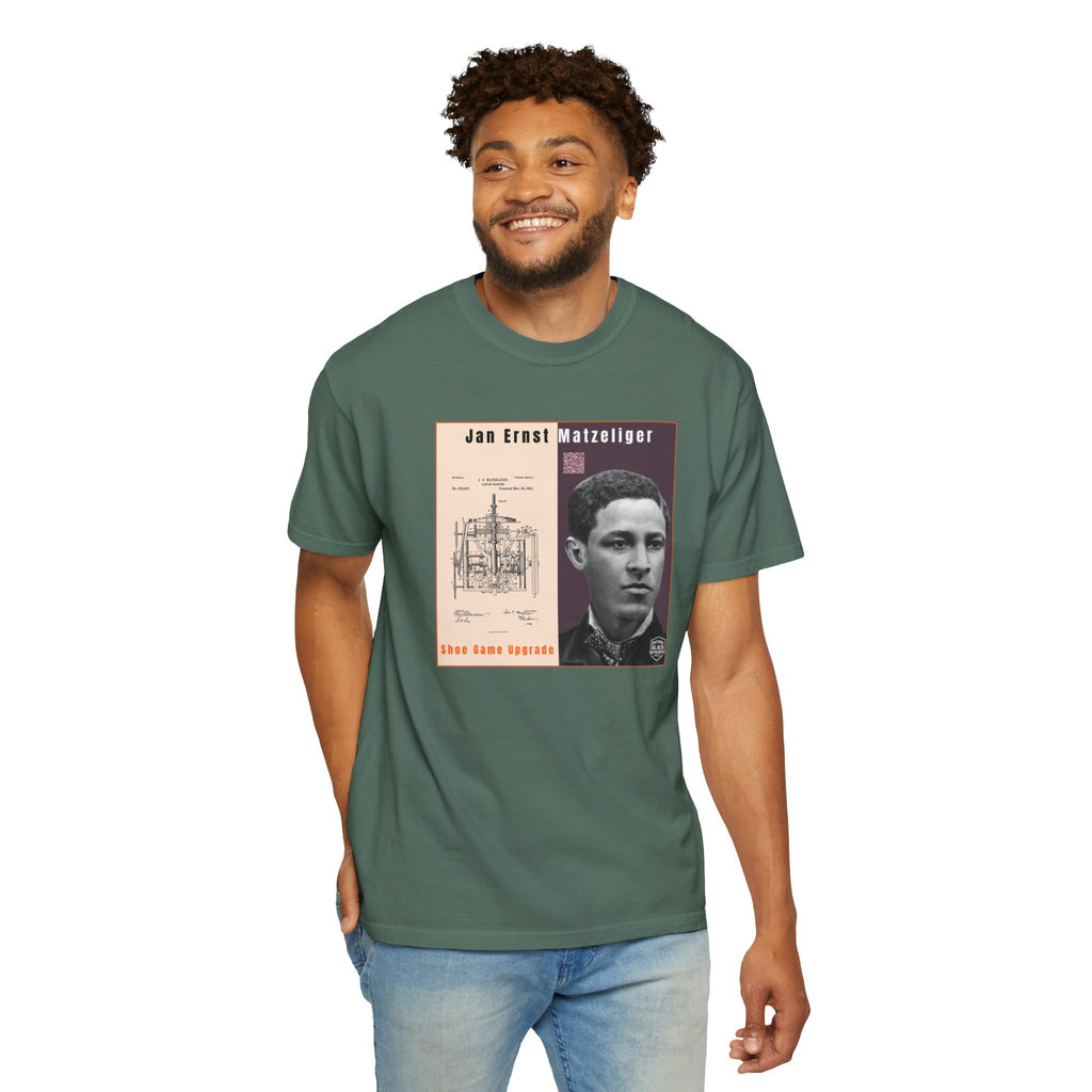Jan Ernst Matzeliger Portrait T-Shirt – Historical Inventor Graphic Tee (City Champs)