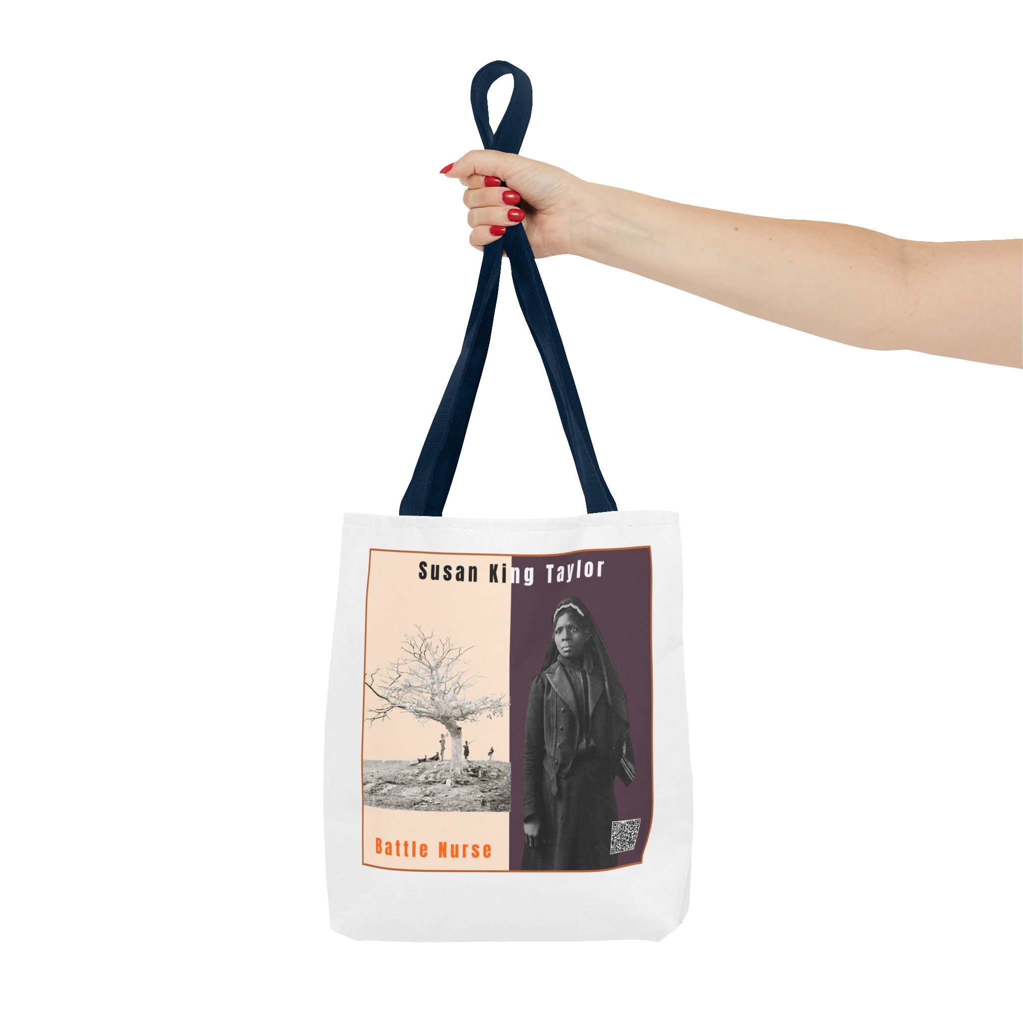 Defend Black Memories: Susan King Taylor Historical Tribute AOP Tote Bag