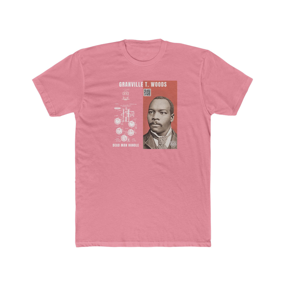Granville T. Woods, Unisex, Historical Portrait T-Shirt (City Champs)