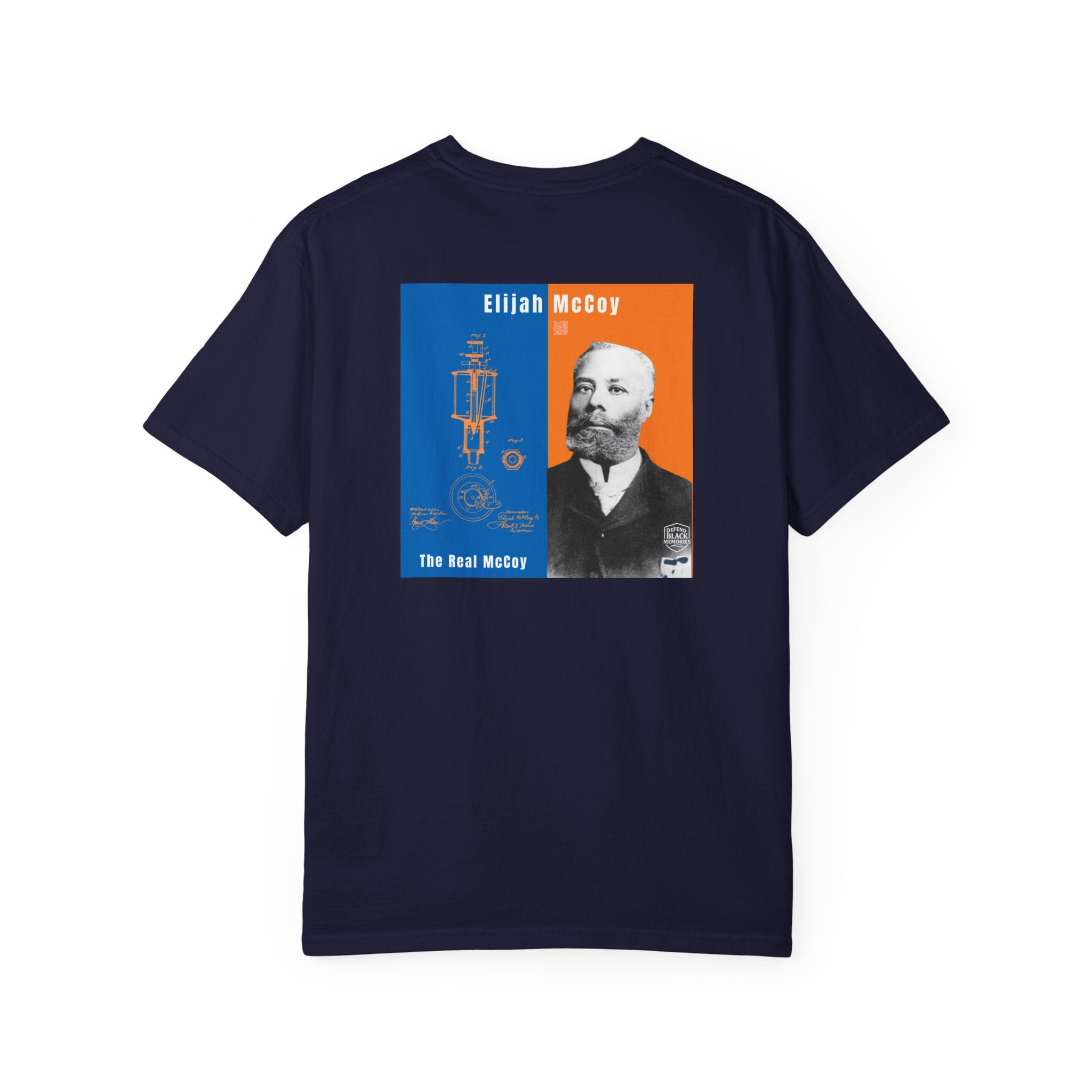 Elijah McCoy, Unisex, 2 Side, Historical Portrait T-shirt