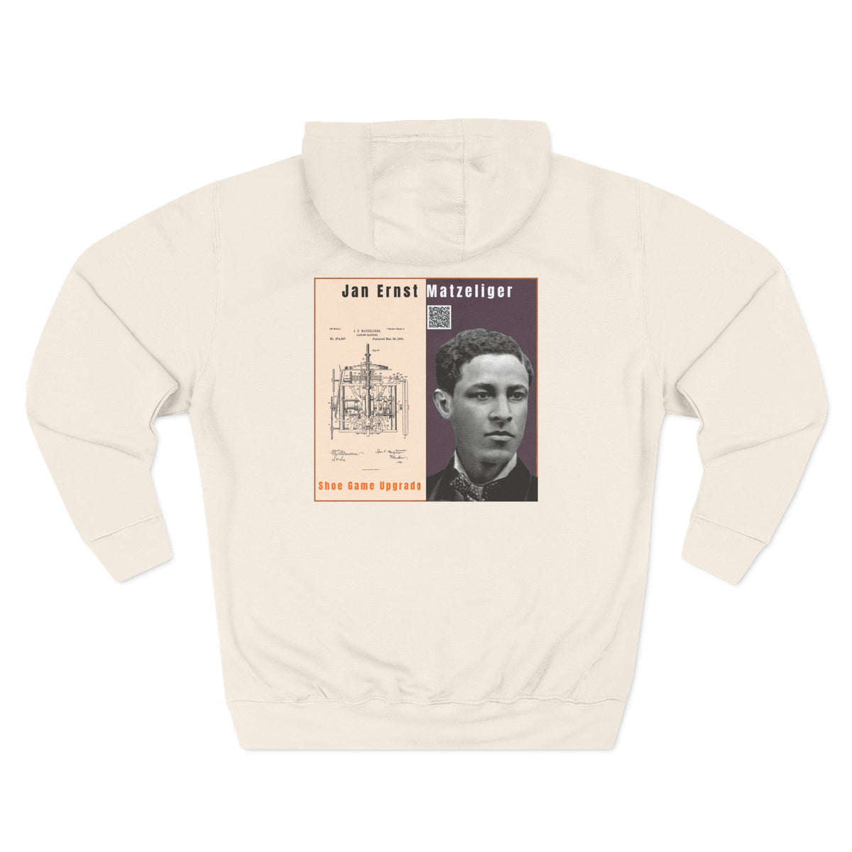 Jan E. Matzeliger Three-Panel Historic Portrait Hoodie (City Champs)