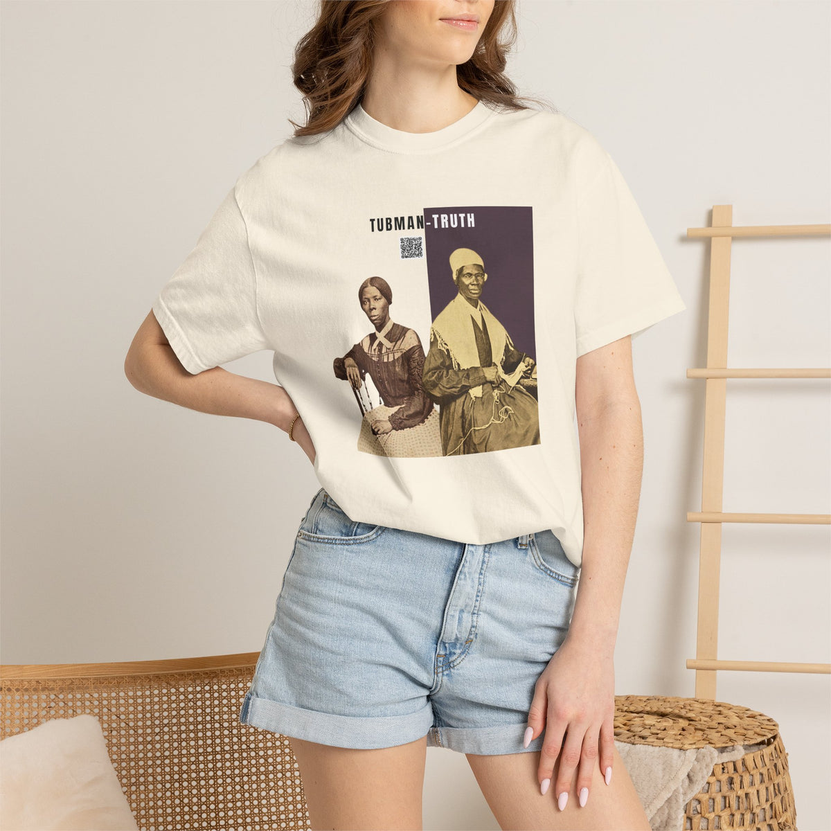 Tubman-Truth Historical Portrait Graphic Tee (City Champs)
