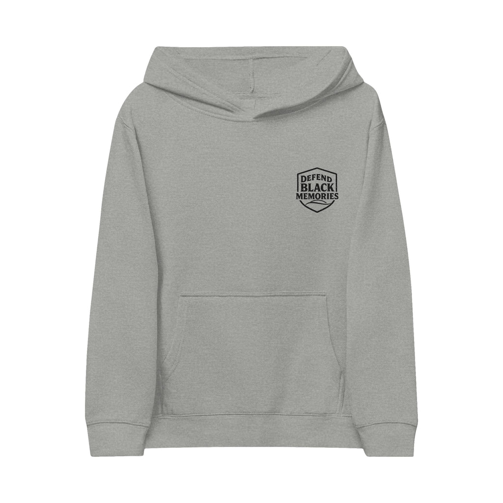 Defend Black Memories: Kids Embroidered Fleece Hoodie
