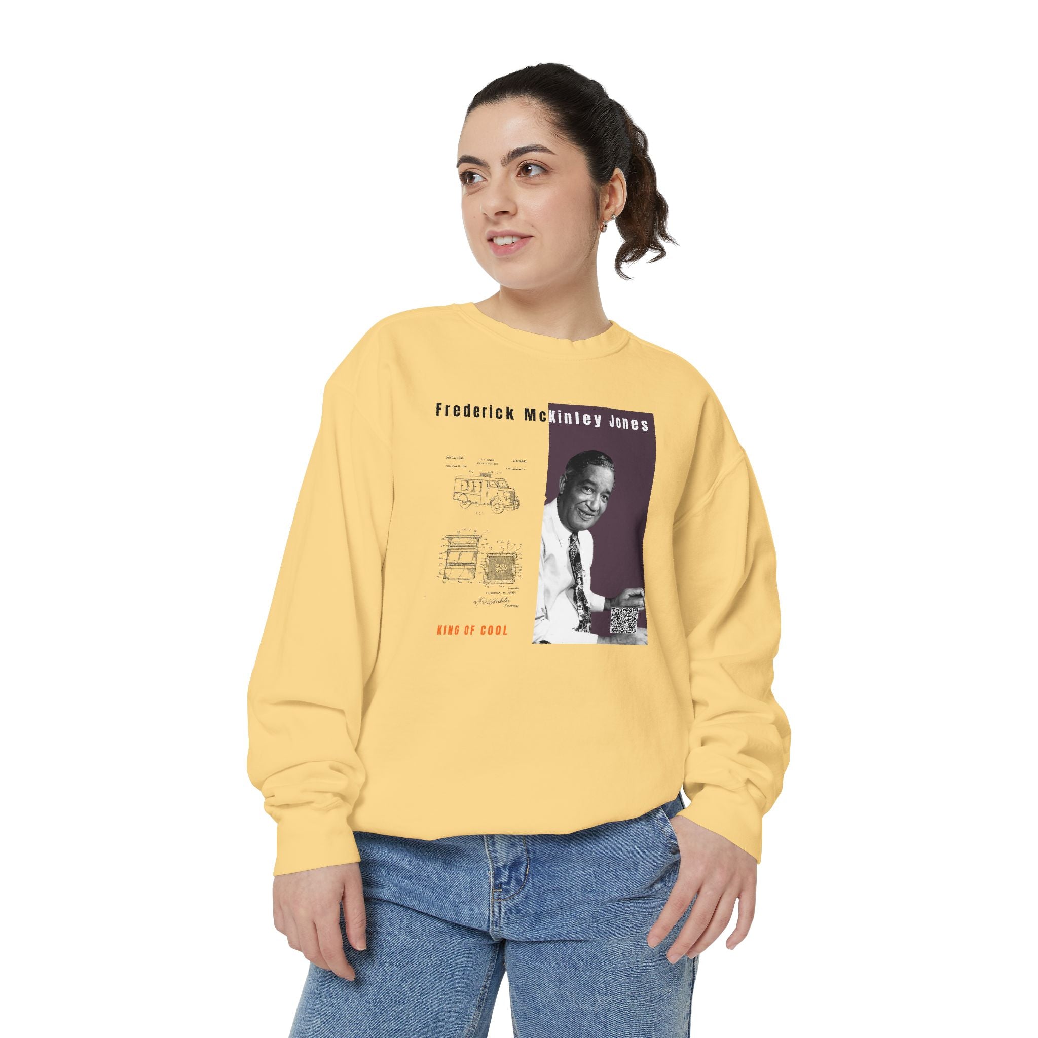 Frederick McKinley Jones, Unisex, Garment-Dyed Sweatshirt