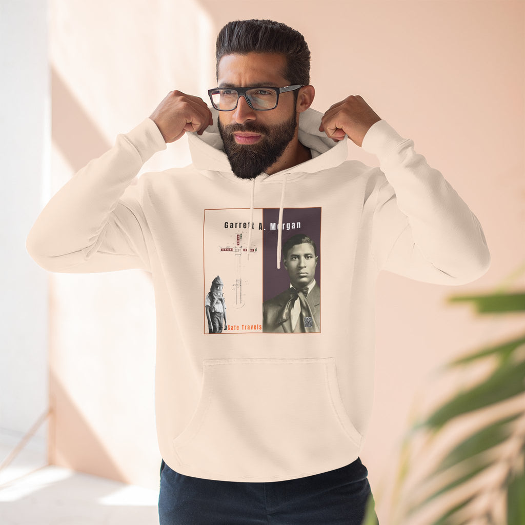 Garrett A. Morgan, Unisex, Three-Panel Historic Portrait Hoodie