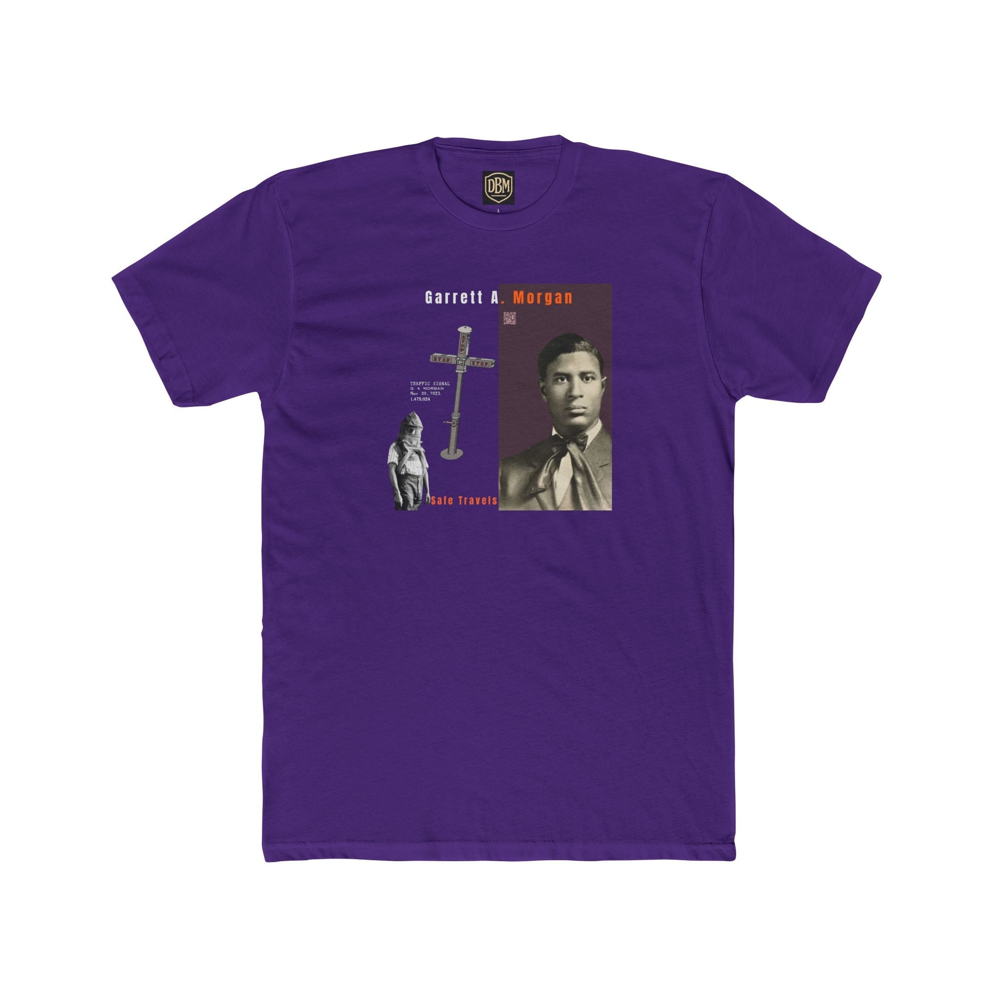 Garrett A. Morgan, Unisex, Historical Portrait T-Shirt