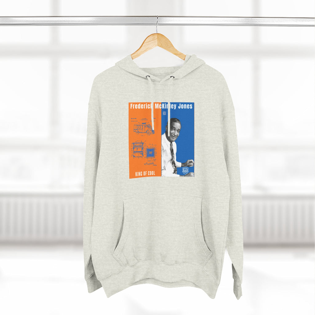 Frederick McKinley Jones, Unisex, Three-panel Historical Portrait Hoodie (City Champs)