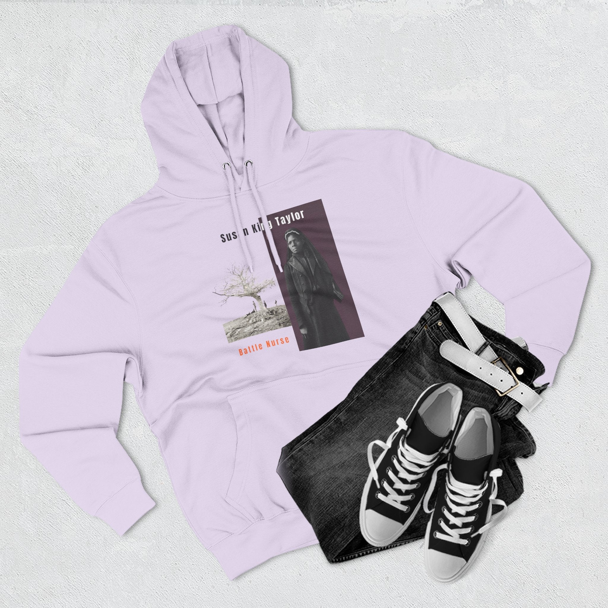 Susan King Taylor, Three-panel Historical Portrait Hoodie