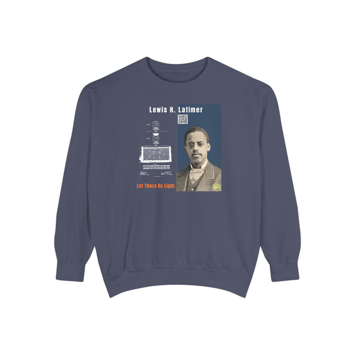 Lewis Latimer Unisex Garment-Dyed Sweatshirt (City Champs)