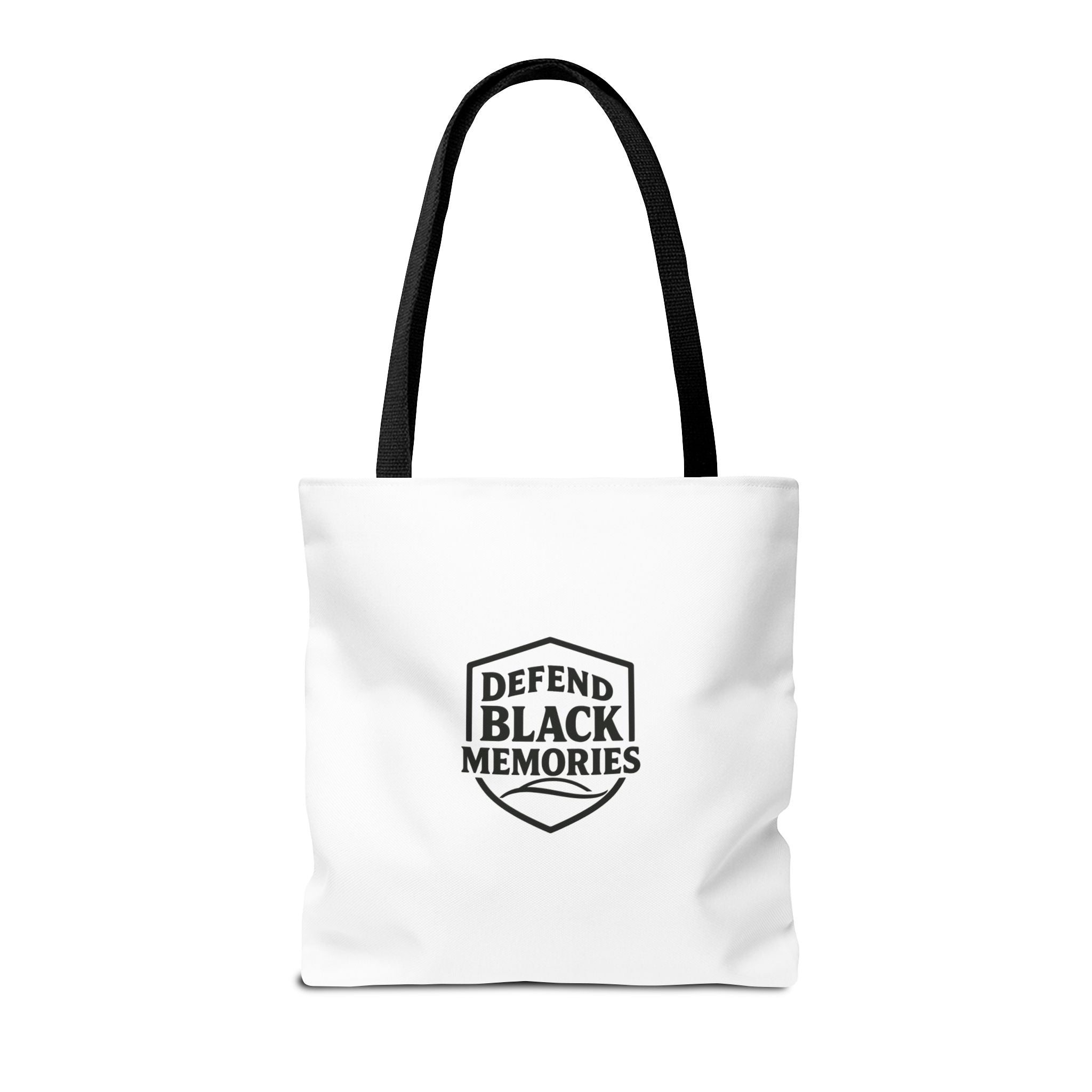 Defend Black Memories: Elijah McCoy Historical Portrait AOP Tote Bag