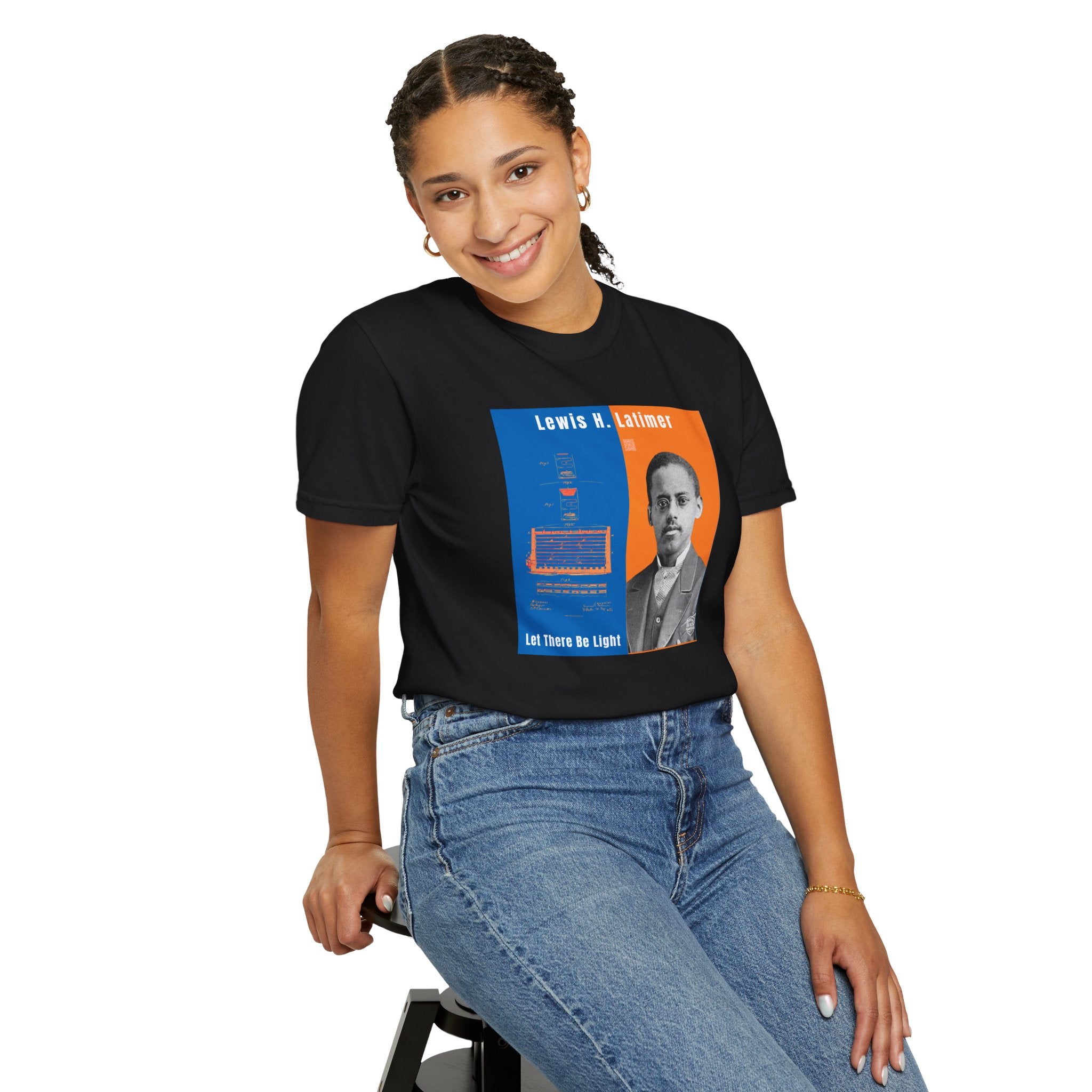 Lewis H. Latimer, Unisex, Historical Portrait T-shirt (City Champs)