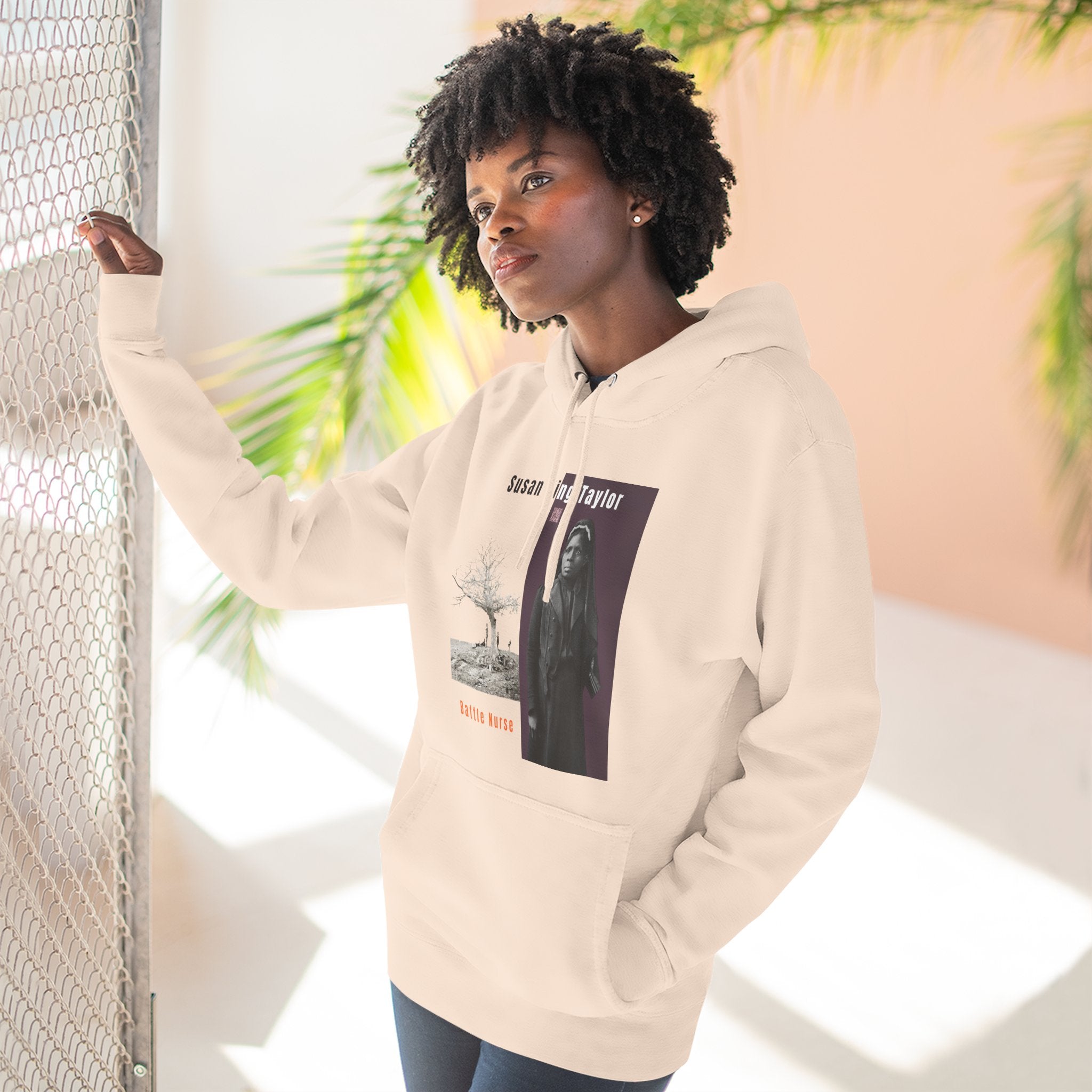 Susan King Taylor, Three-panel Historical Portrait Hoodie