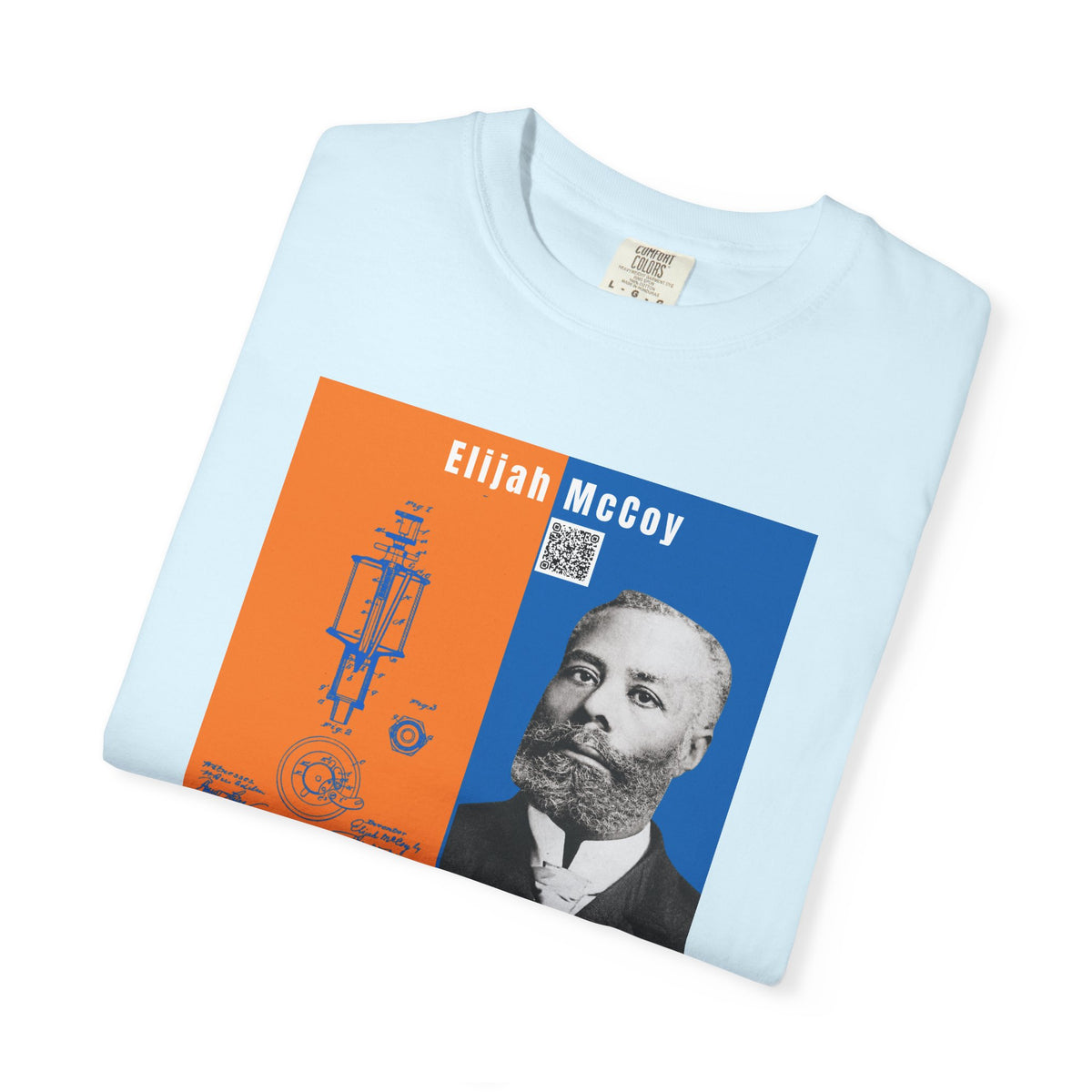 Elijah McCoy Portrait T-Shirt – Historical Inventor Graphic Tee (City Champs)