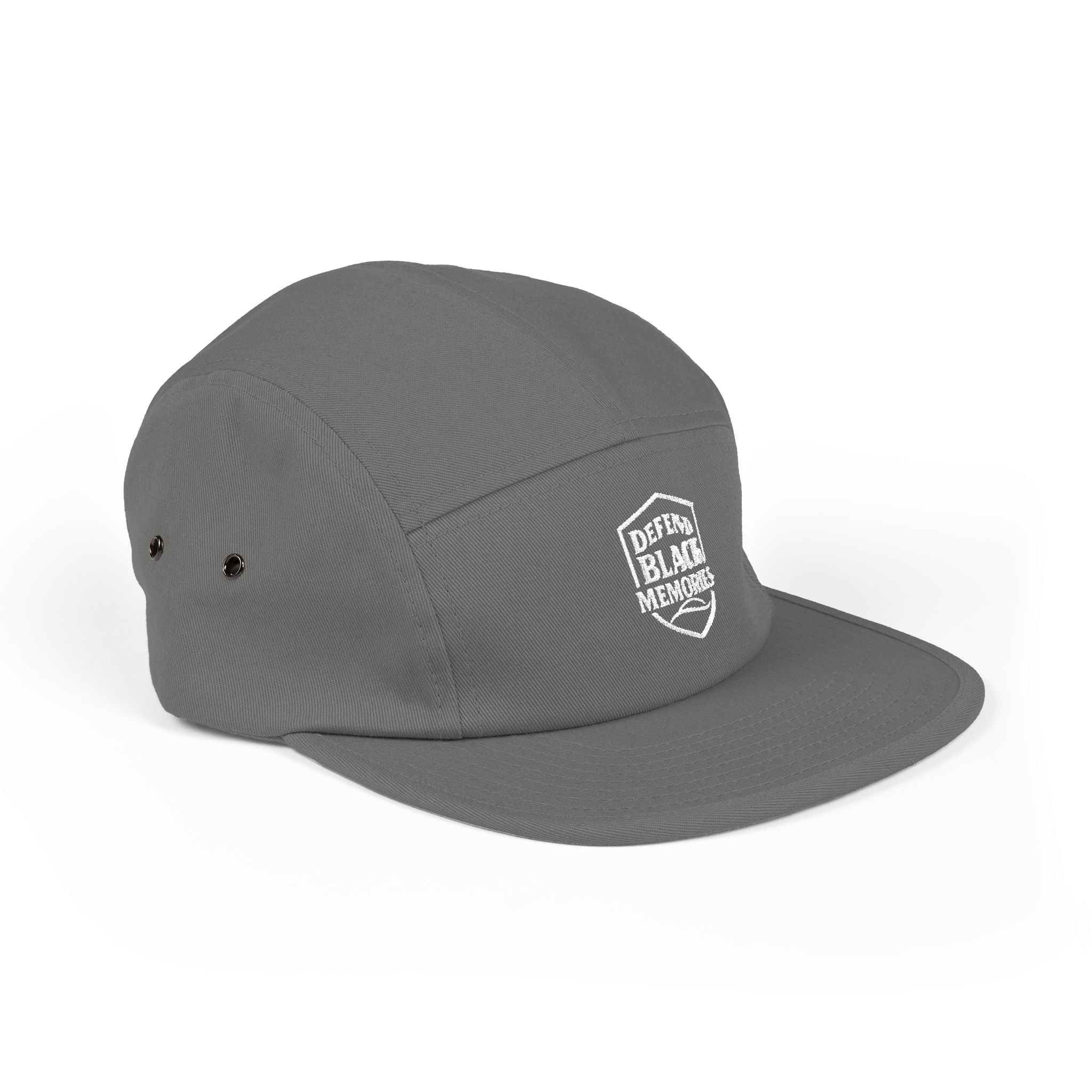 Embroidered Logo 5-Panel Cap