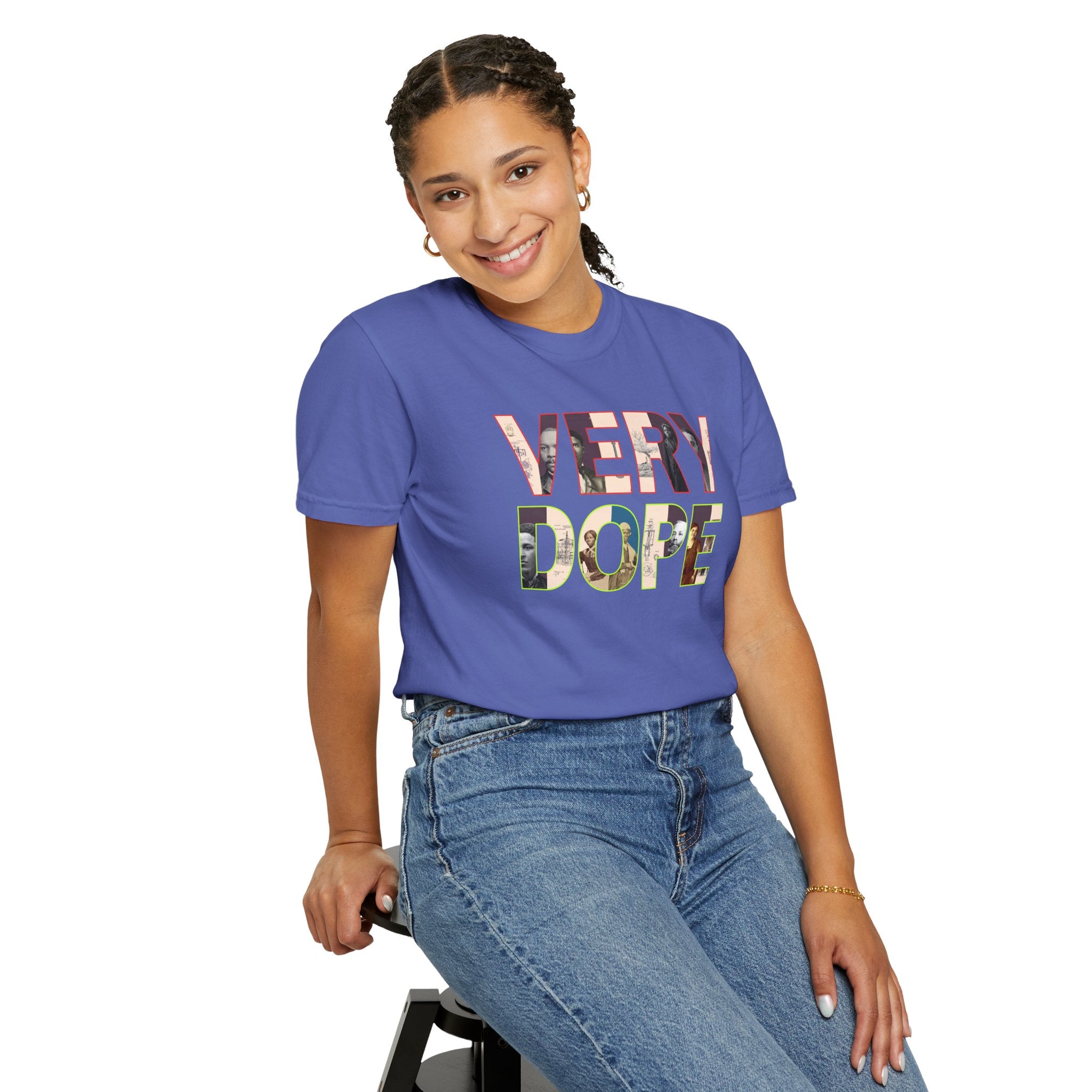 Very Dope 'Defend Black Memories' Icons Tee — Oversized Boxy T-Shirt