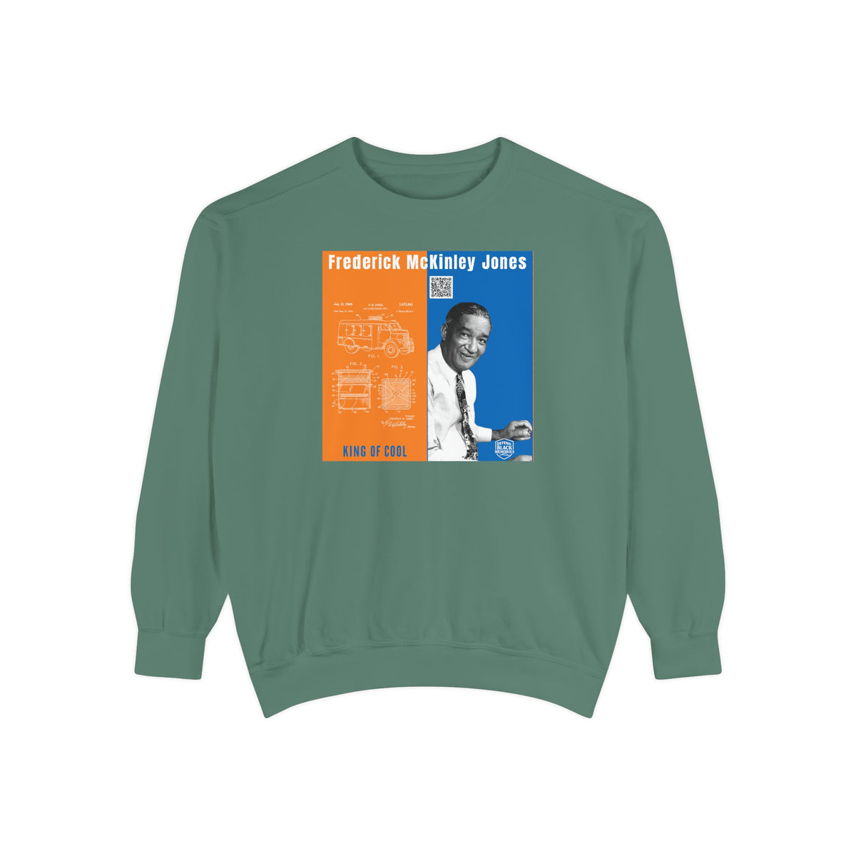 Frederick McKinley Jones, Unisex, Garment-Dyed Sweatshirt (City Champs)