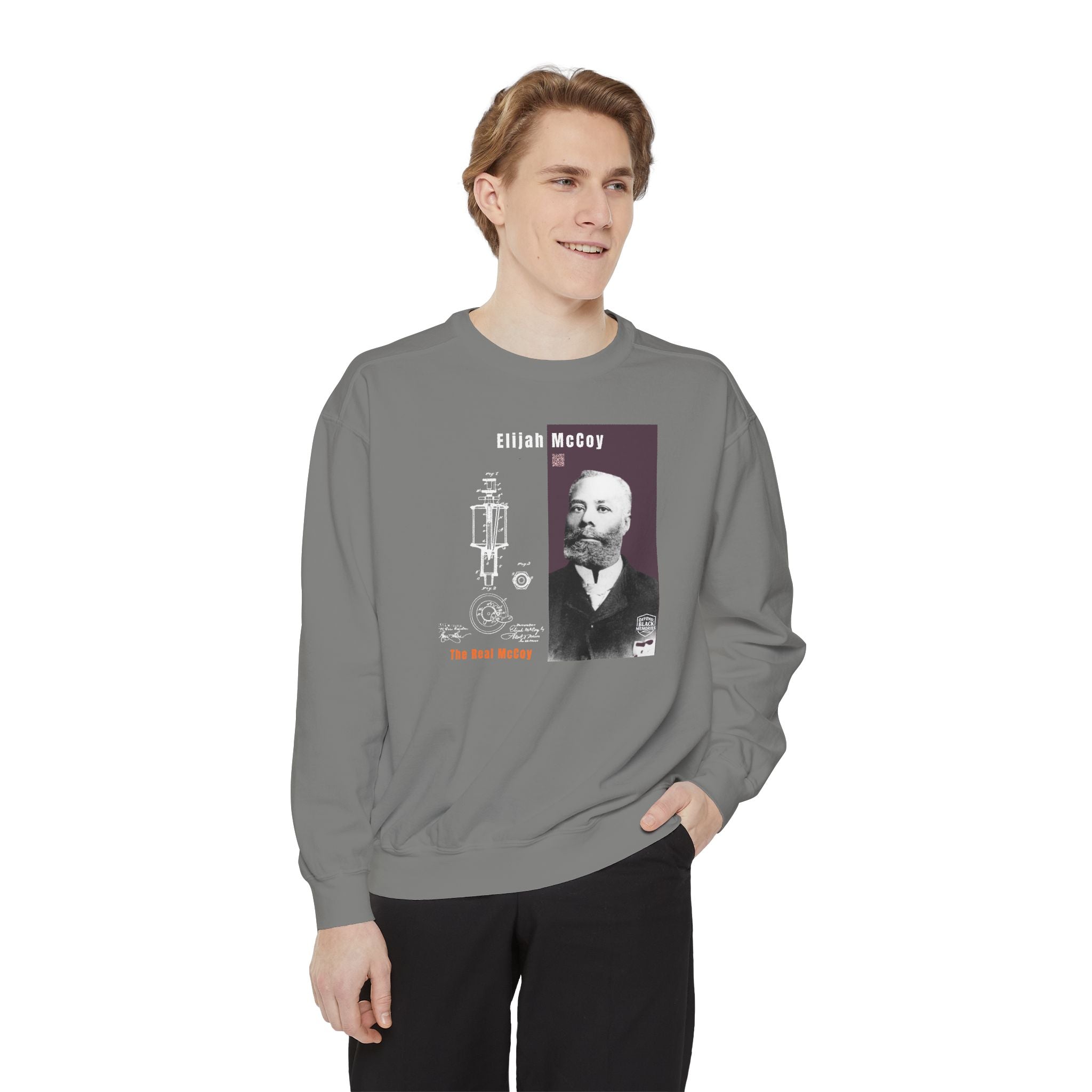 "The Real McCoy" Elijah McCoy Garment Dyed Tribute Sweatshirt (City Champs)