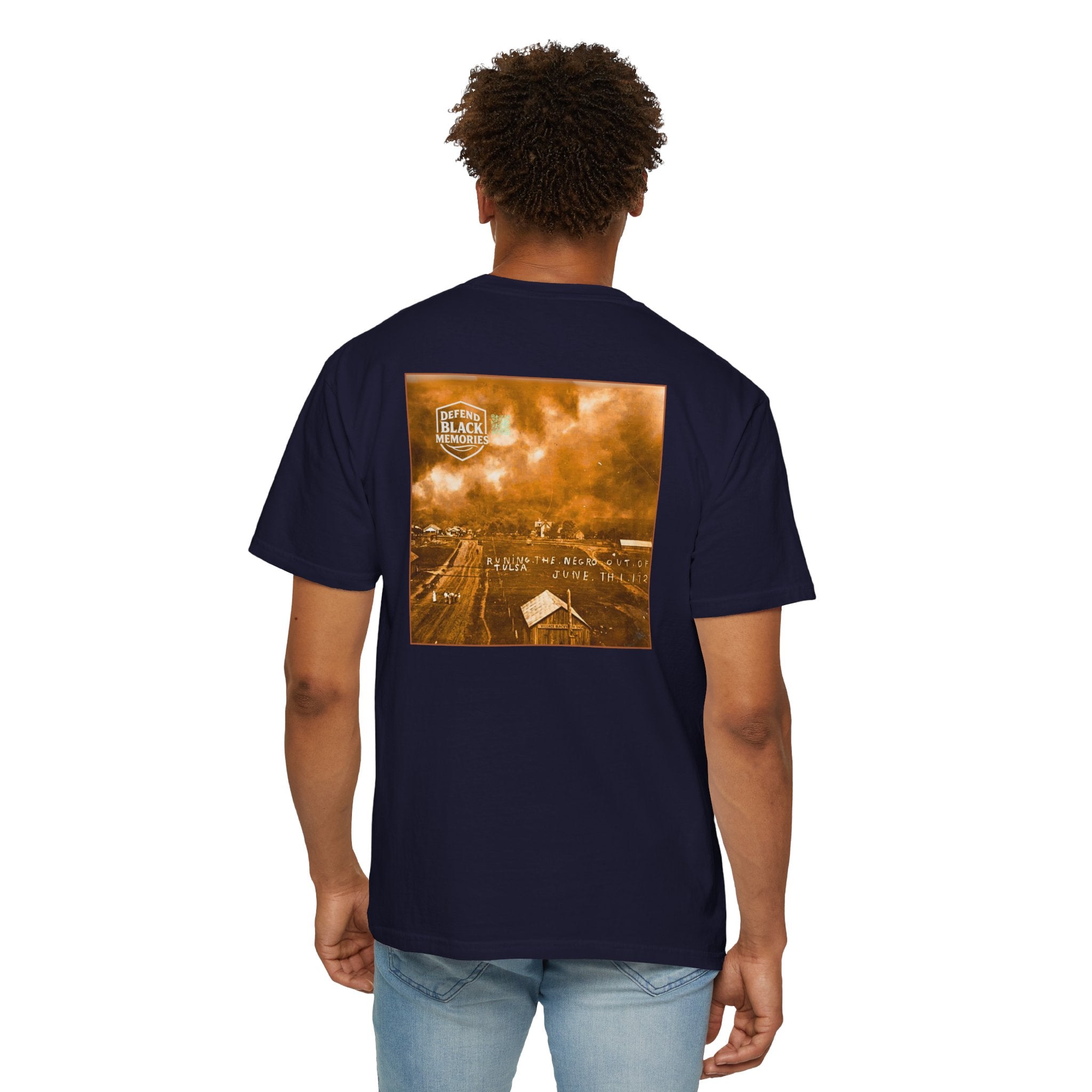 Tulsa Race Massacre, Unisex, 2 Side, Historical Portrait T-Shirt