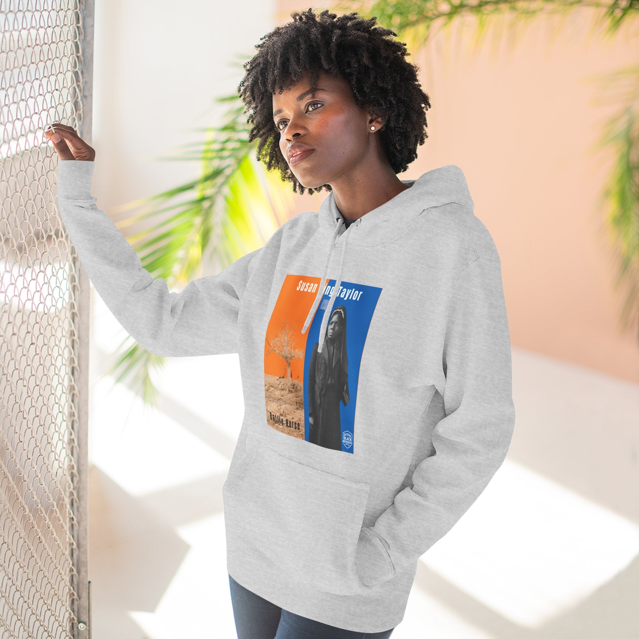 Susan King Taylor, Three-panel Historical Portrait Hoodie