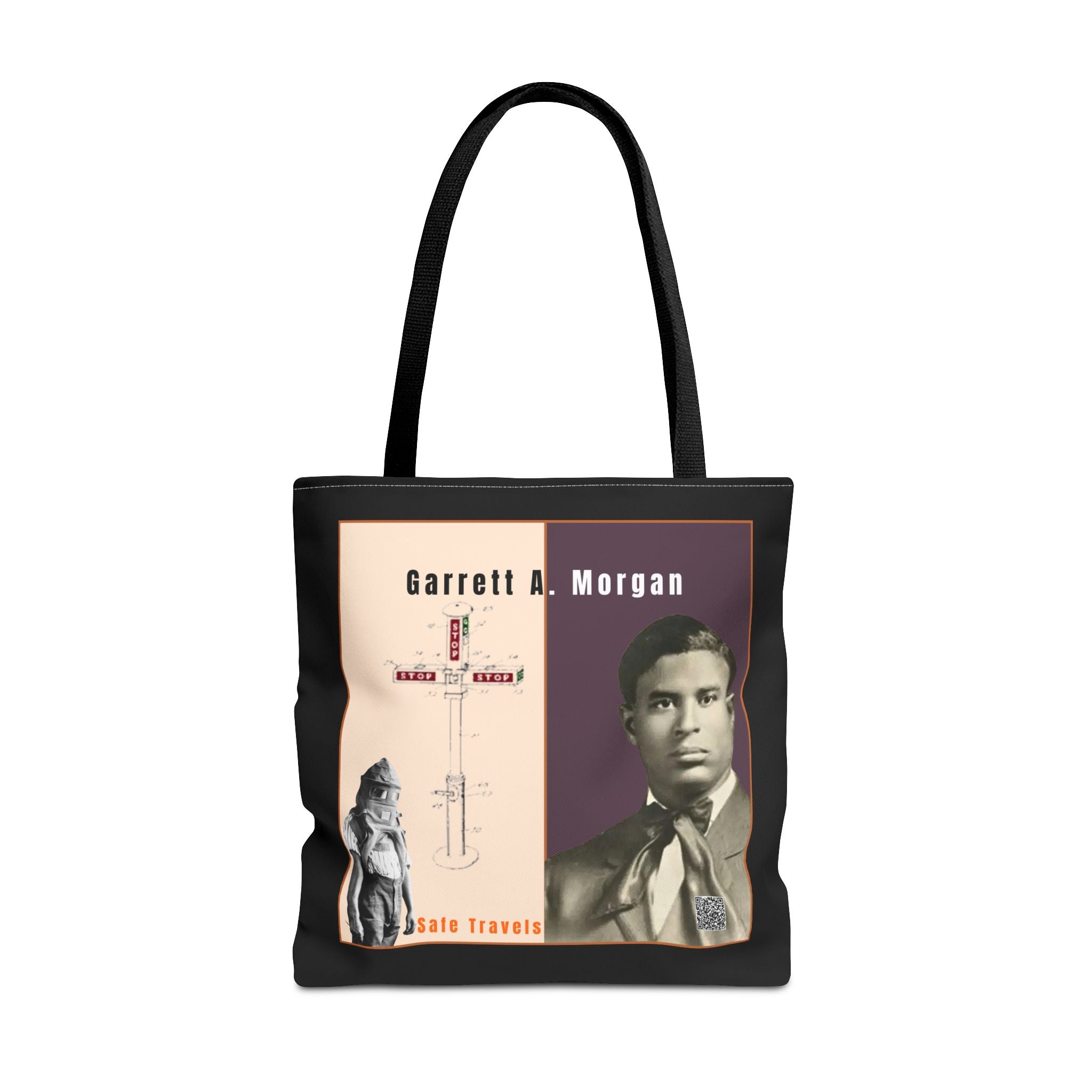 Garrett A. Morgan Historical Portrait Tote Bag Black