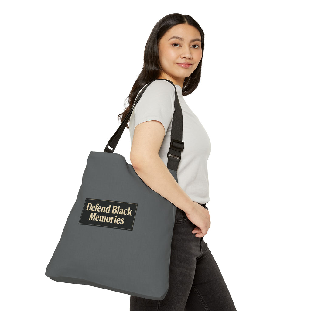 Maggie L Walker Brooch Logo Shoulder Bag (Dark Slate Grey)