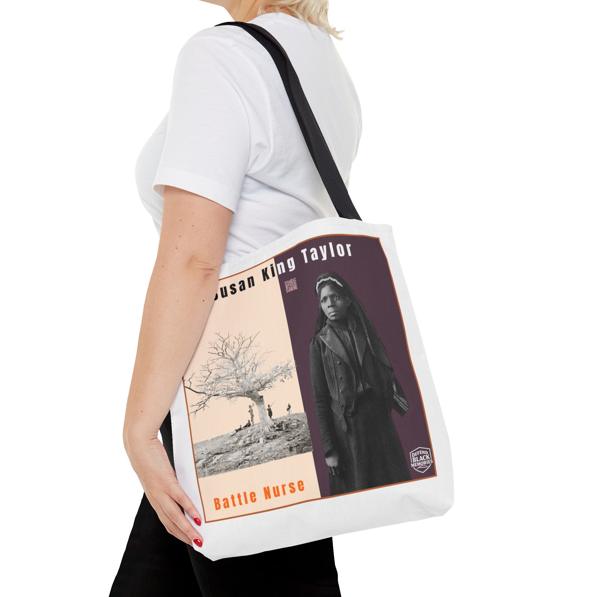 Susan King Taylor Tote Bag (White)