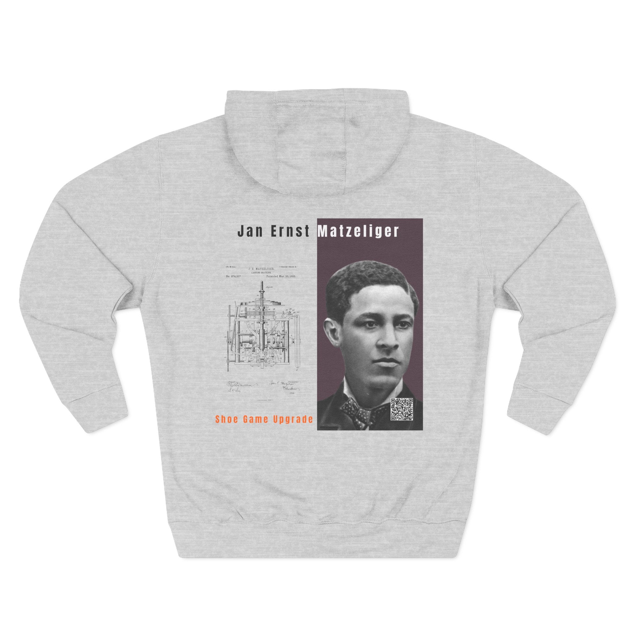 Jan Ernst Matzeliger Tribute Hoodie – Vintage Inventor Graphic Fleece Hoodie