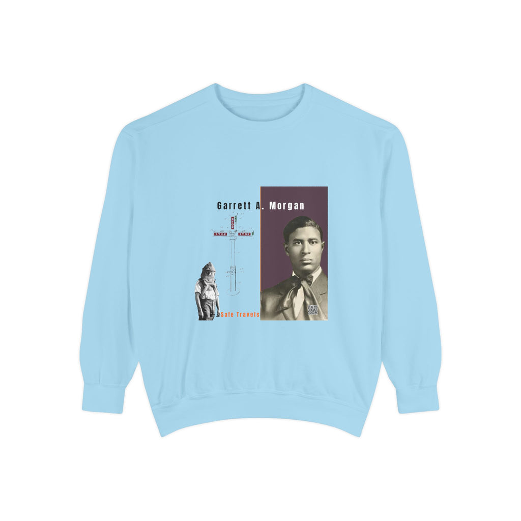 Garrett A. Morgan, Unisex, Garment-Dyed Sweatshirt