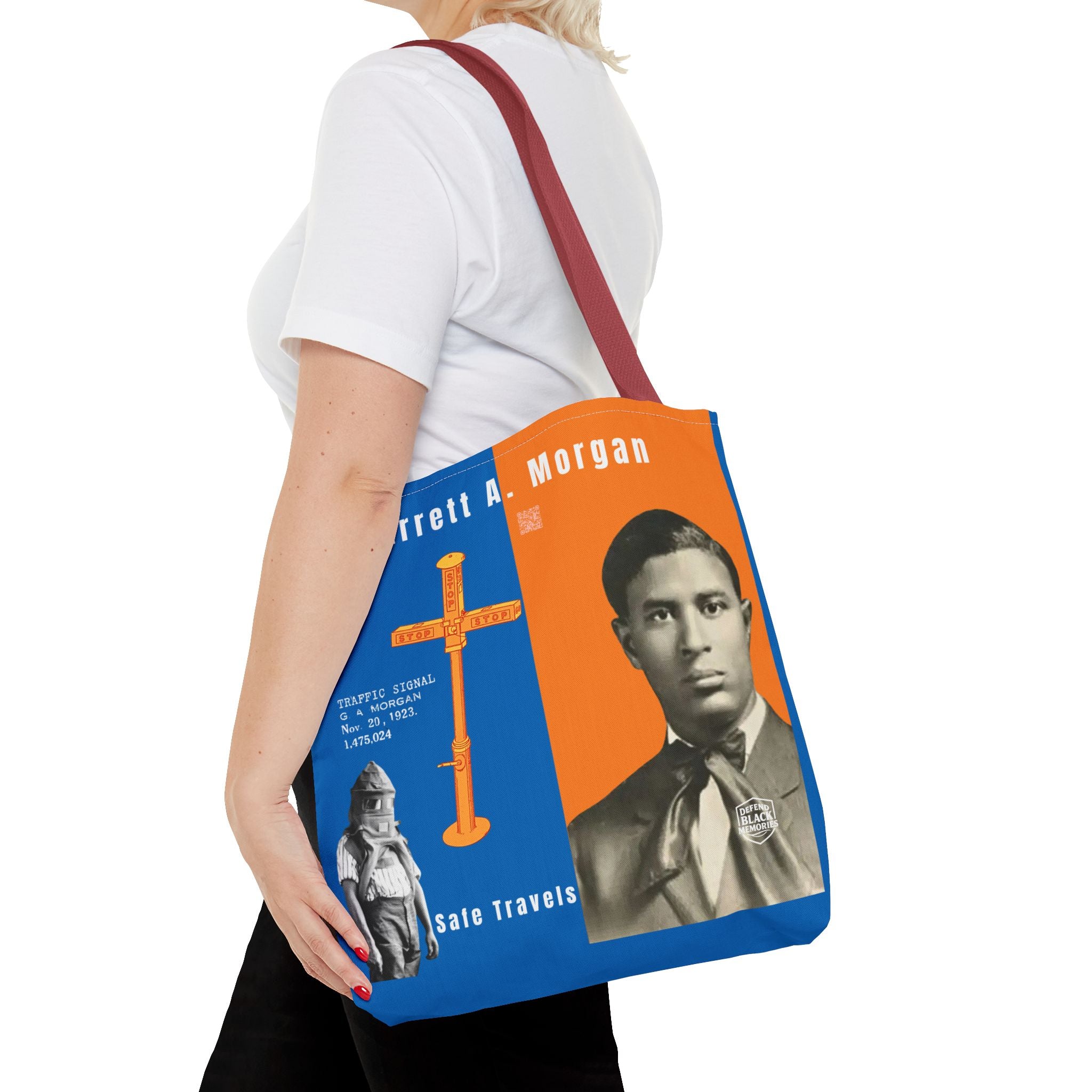 Garrett A. Morgan Tribute Tote Bag (Double Side City Champs Blue)