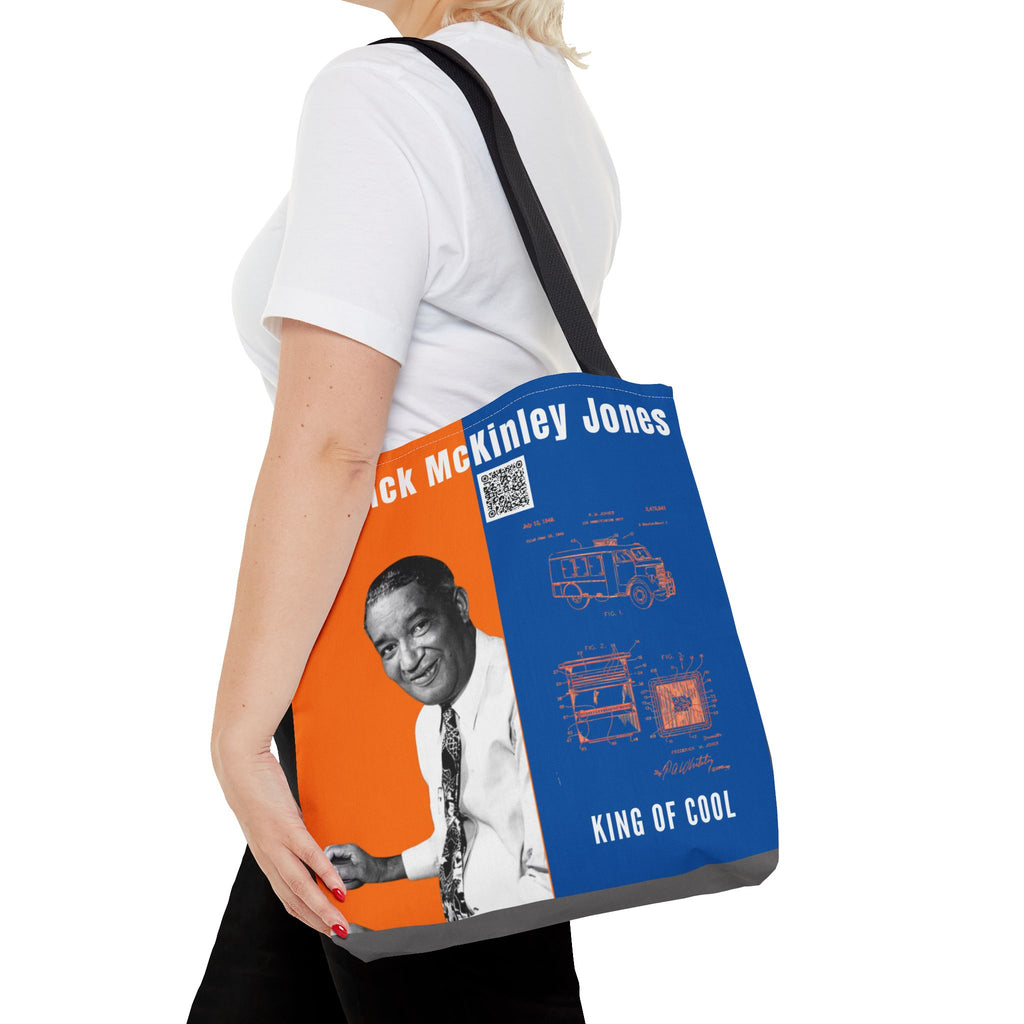 Frederick McKinley Jones, Historical Portrait Tote Bag (Black)
