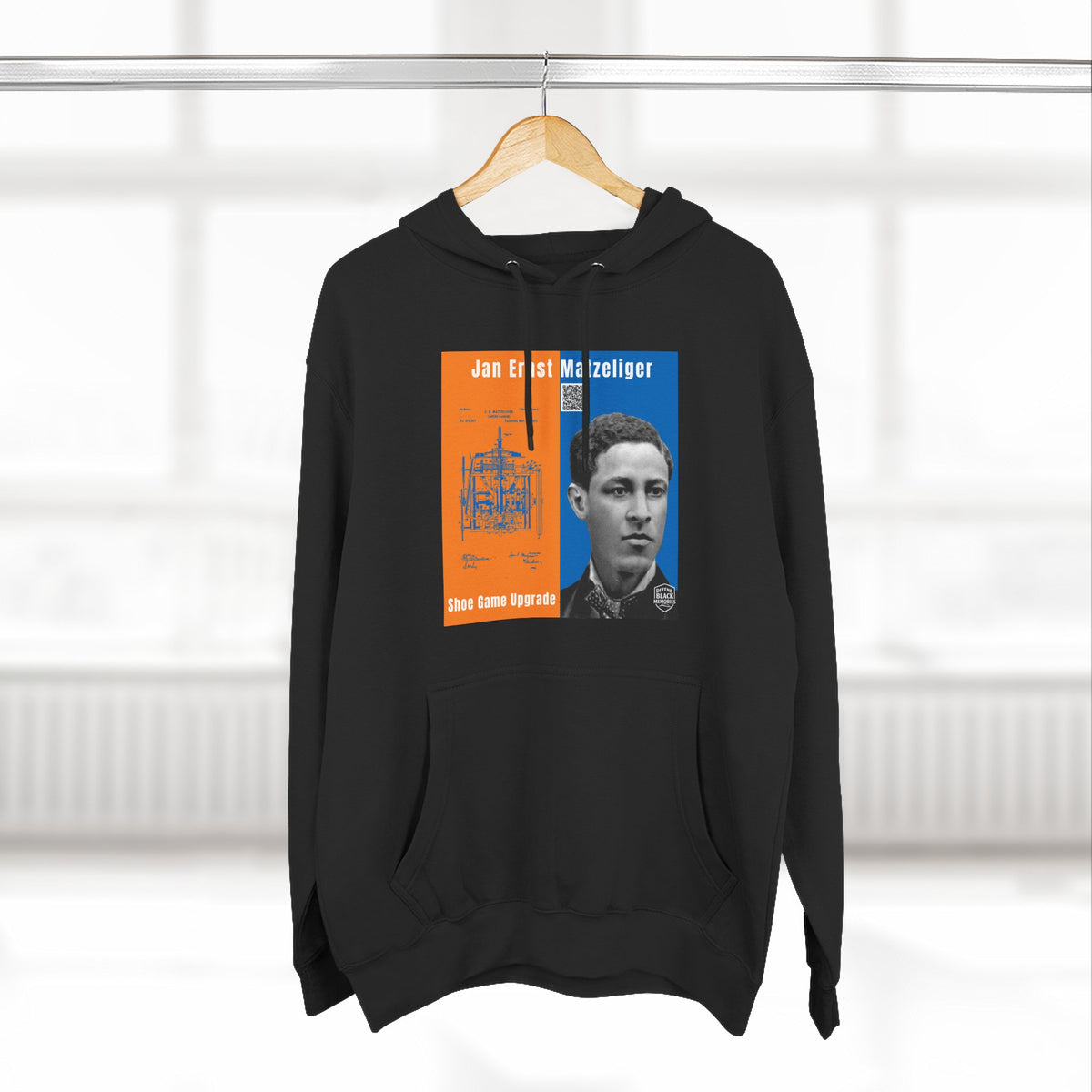 Jan E. Matzeliger Three-Panel Historic Portrait Hoodie (City Champs)