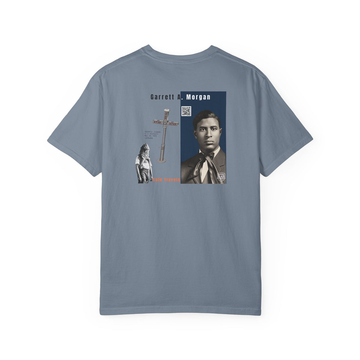 Garrett A. Morgan, 2 Side, Historical Portrait T-shirt (City Champs)