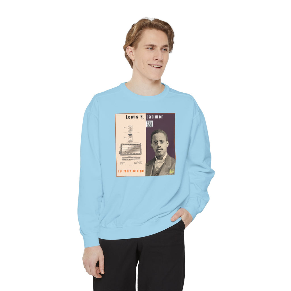 Lewis Latimer Unisex Garment-Dyed Sweatshirt (City Champs)