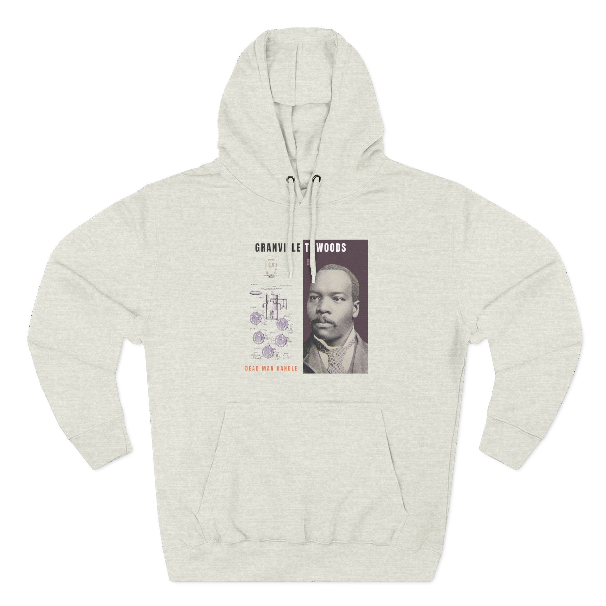 Granville T. Woods, Three-panel Historical Portrait Hoodie (City Champs)