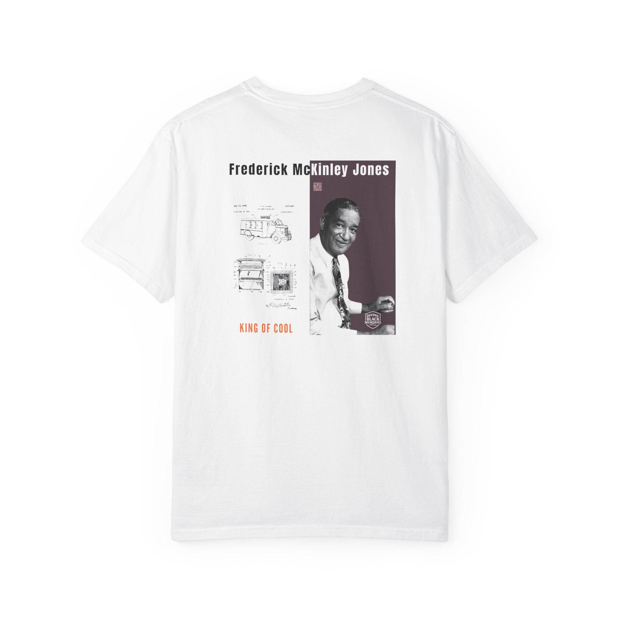Frederick McKinley Jones, 2 Side, Unisex, Historical Portrait T-shirt (CIty Champs)