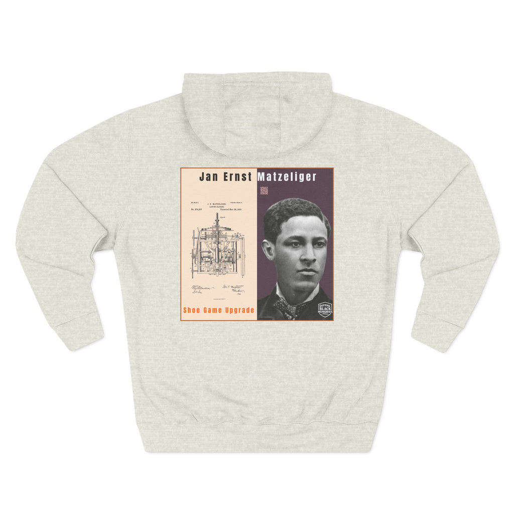 Jan E. Matzeliger Three-Panel Historic Portrait Hoodie (City Champs)