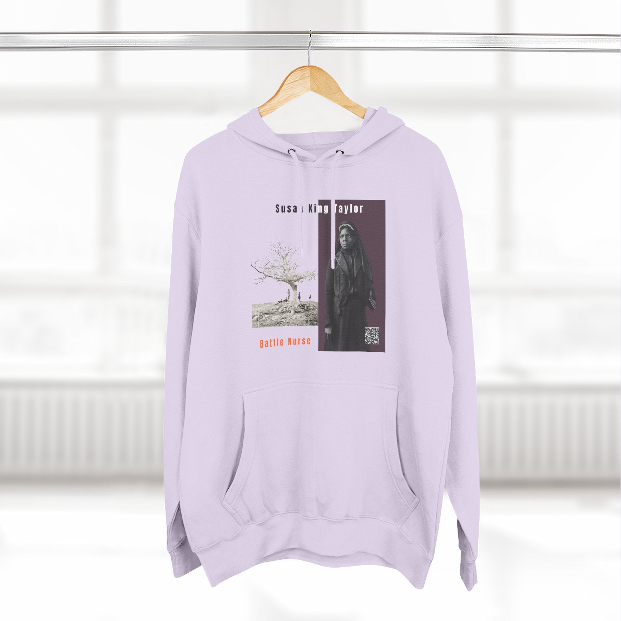 Susan King Taylor, Three-panel Historical Portrait Hoodie