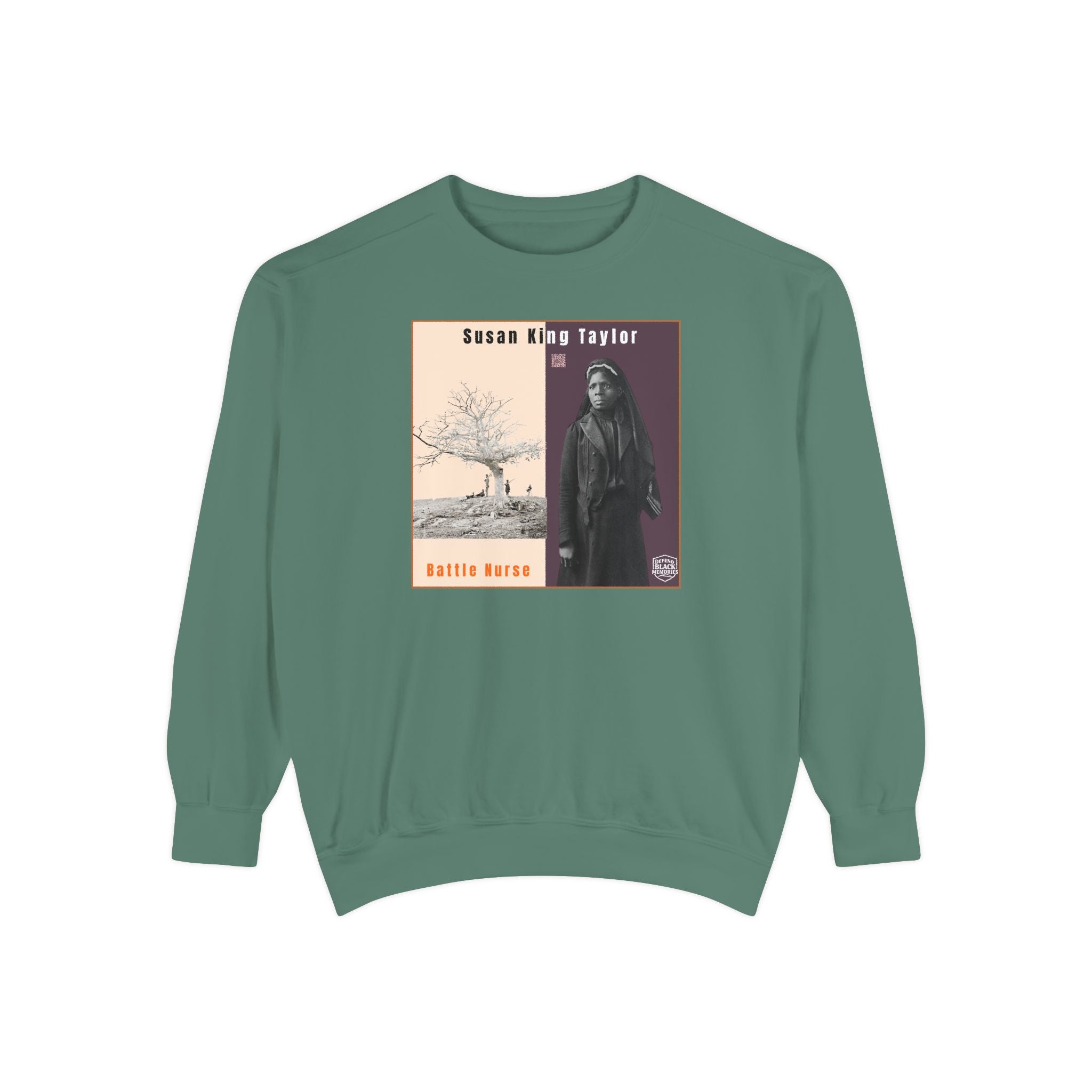 Susie King Taylor: Unisex Garment-Dyed Sweatshirt (City Champs)