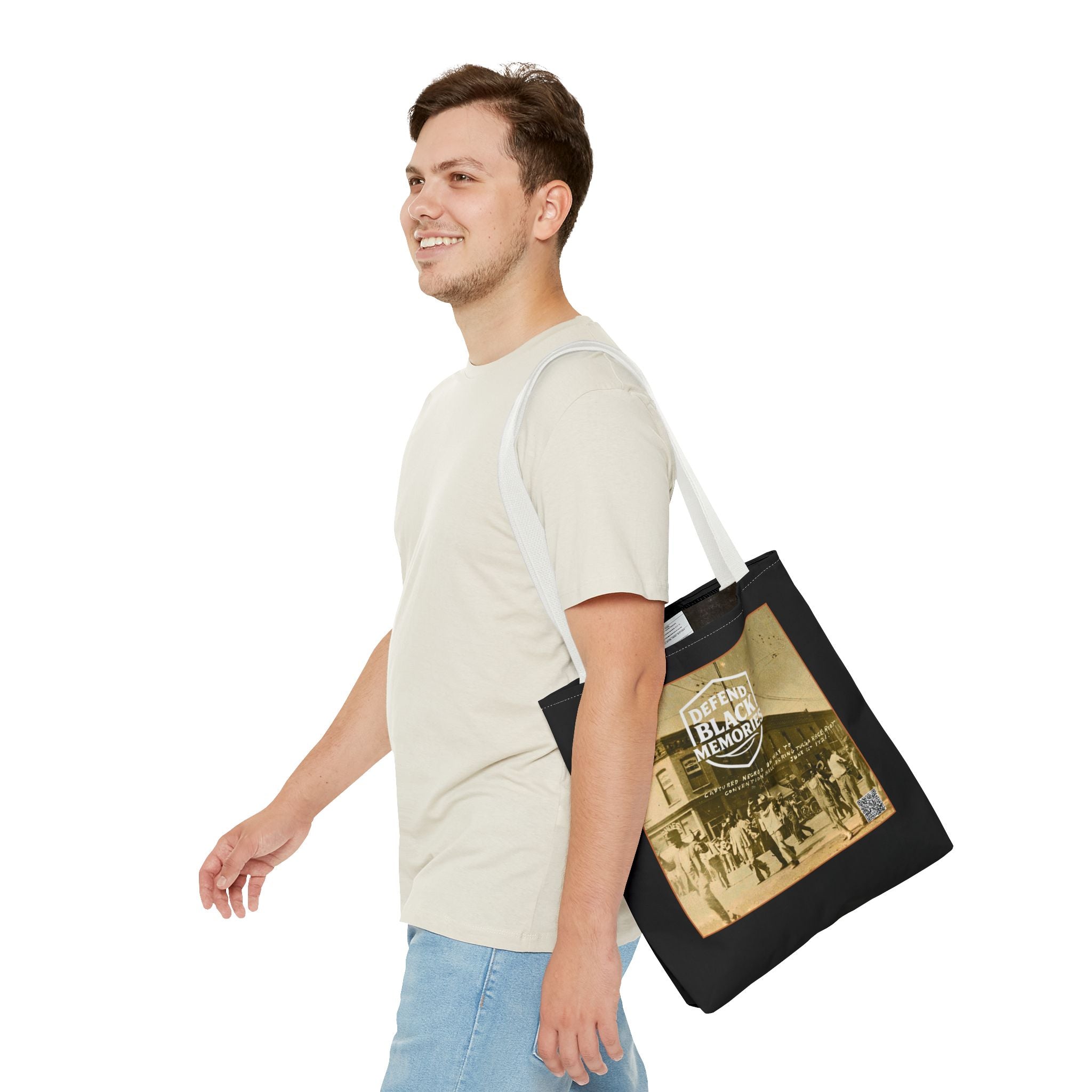 Tulsa Massacre Tote Bag (Black)