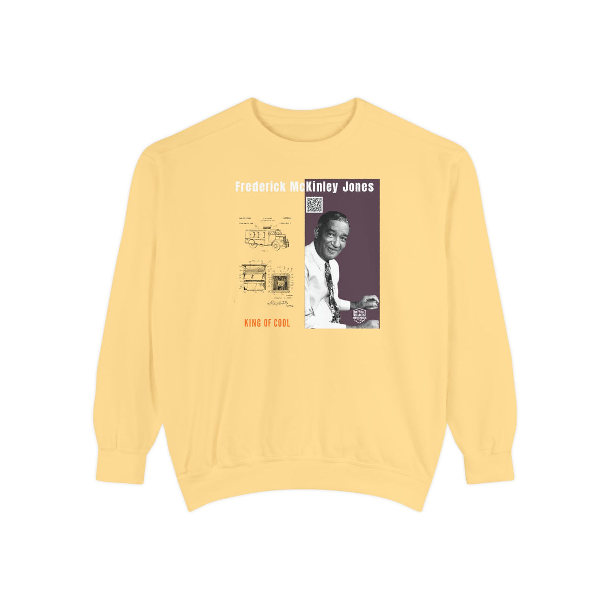 Frederick McKinley Jones, Unisex, Garment-Dyed Sweatshirt (City Champs)