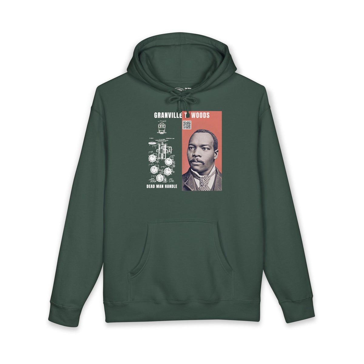 Granville T. Woods Portrait Hoodie -Historical Portrait Hoodie