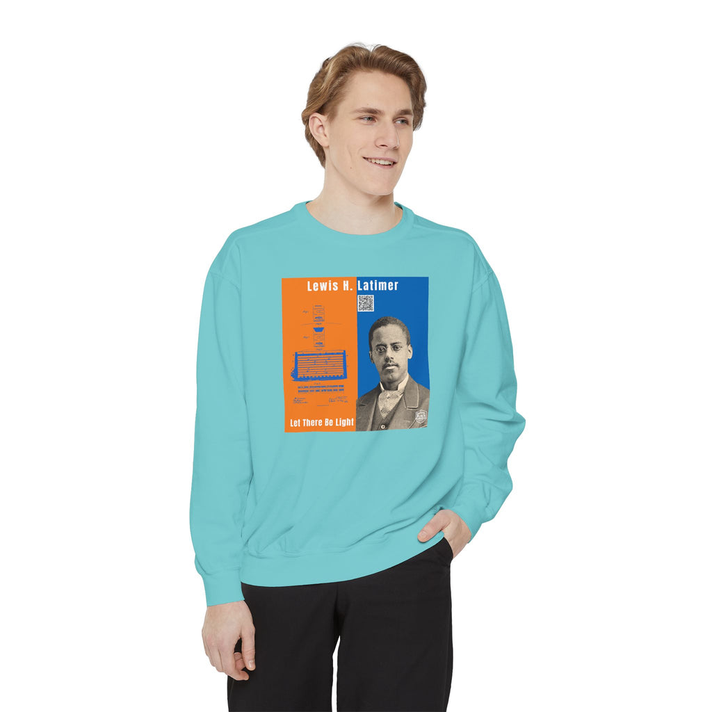 Lewis Latimer Unisex Garment-Dyed Sweatshirt (City Champs)