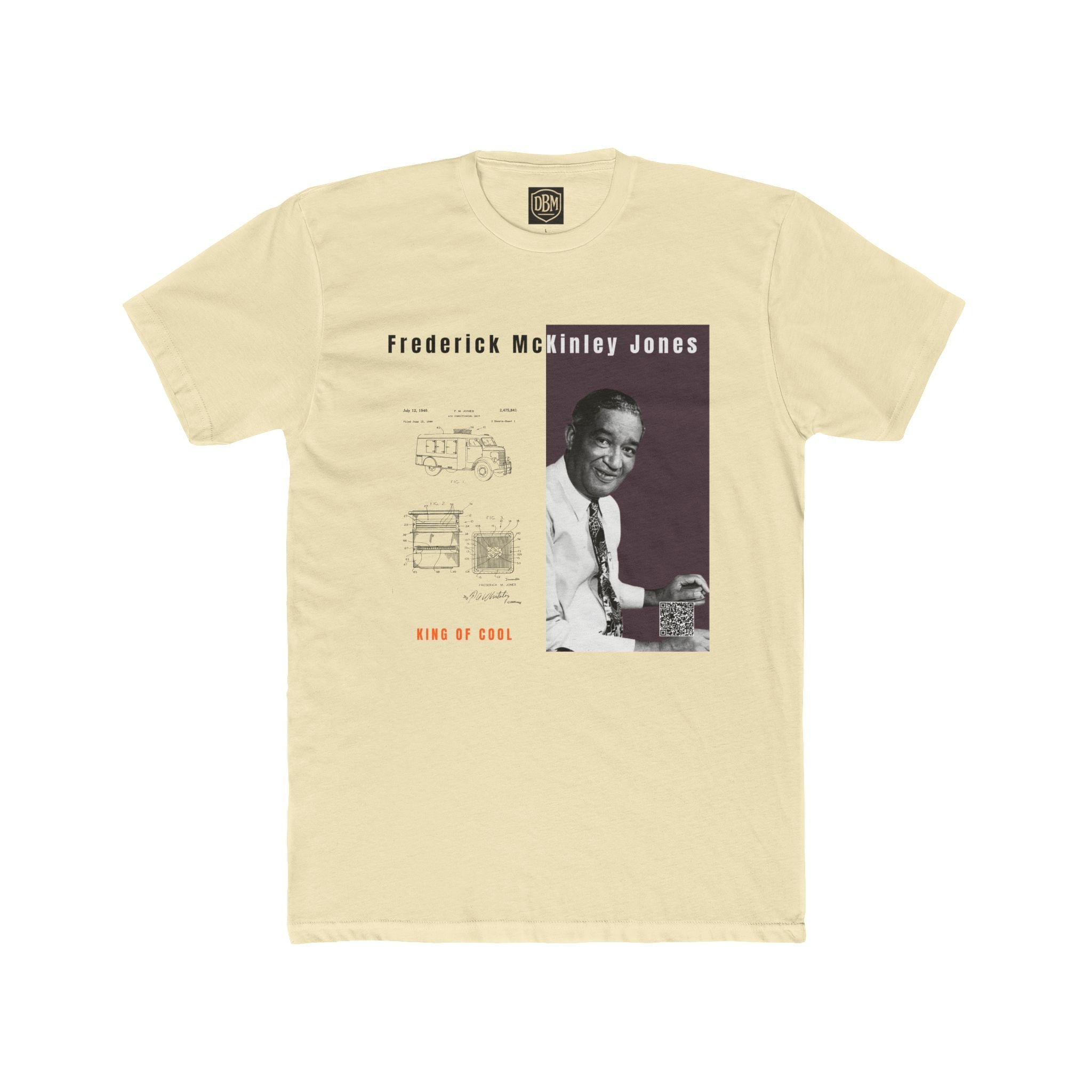 Frederick McKinley Jones, Unisex, Historical Portrait T-Shirt