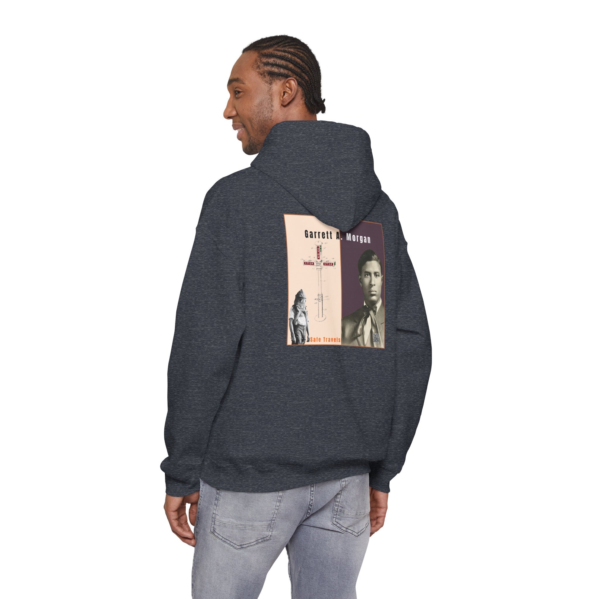 Garrett A. Morgan, Unisex, Historical Portrait, Heavy Blend™ Hooded Sweatshirt